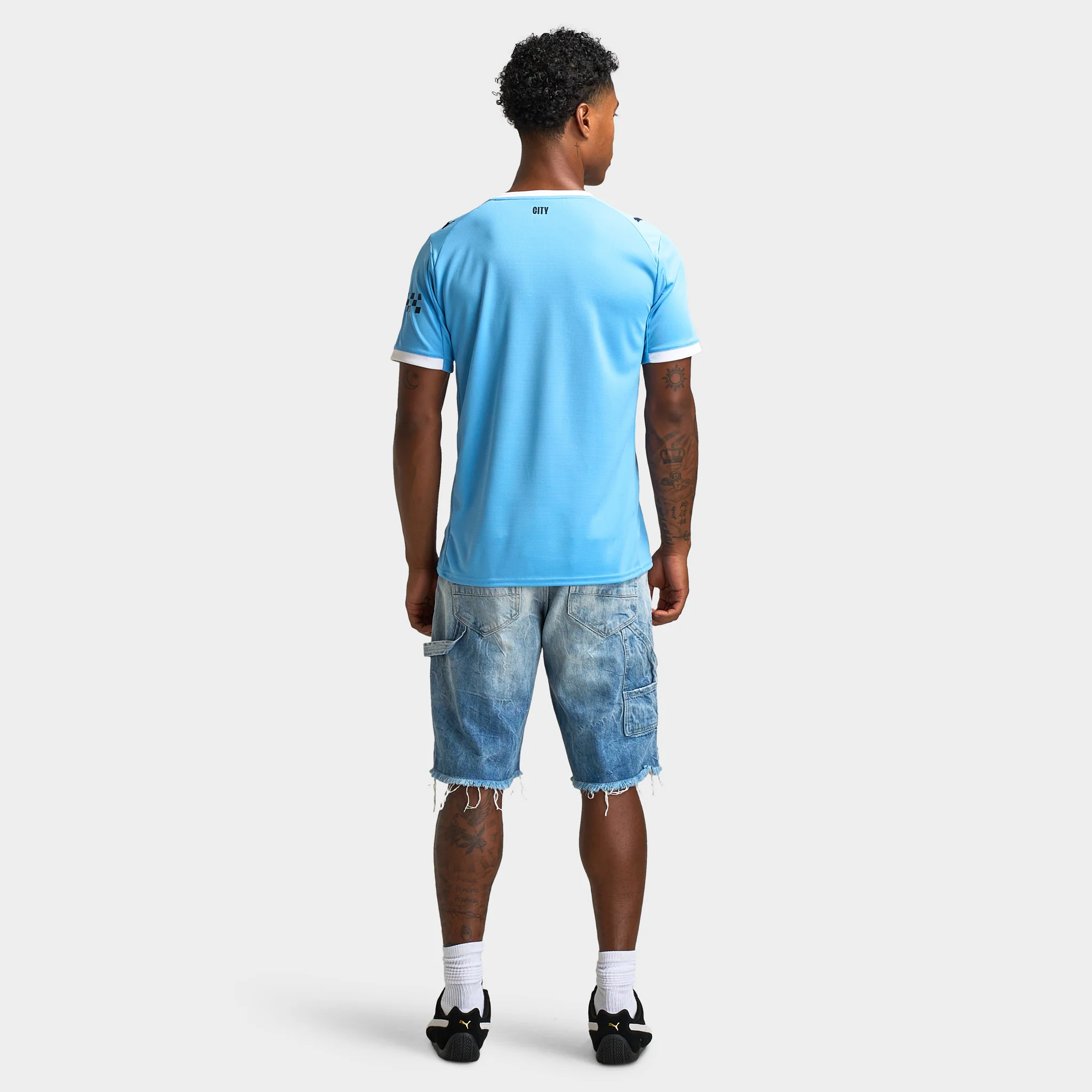 PUMA MCFC Home Jersey Replica Team Light Blue / Puma White - Image 5
