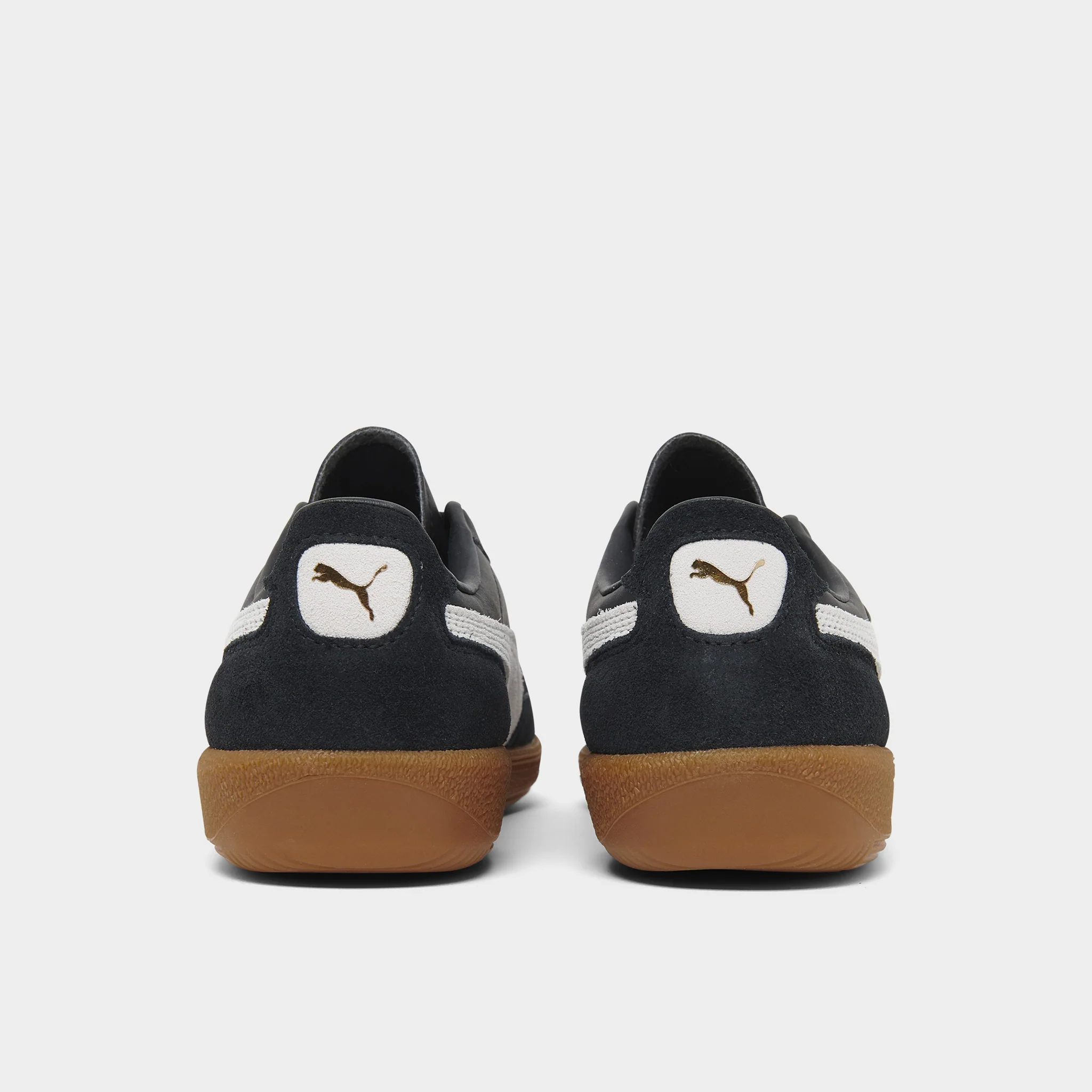 PUMA Women's Palermo Leather Black / Feather Gray - Gum - Image 4