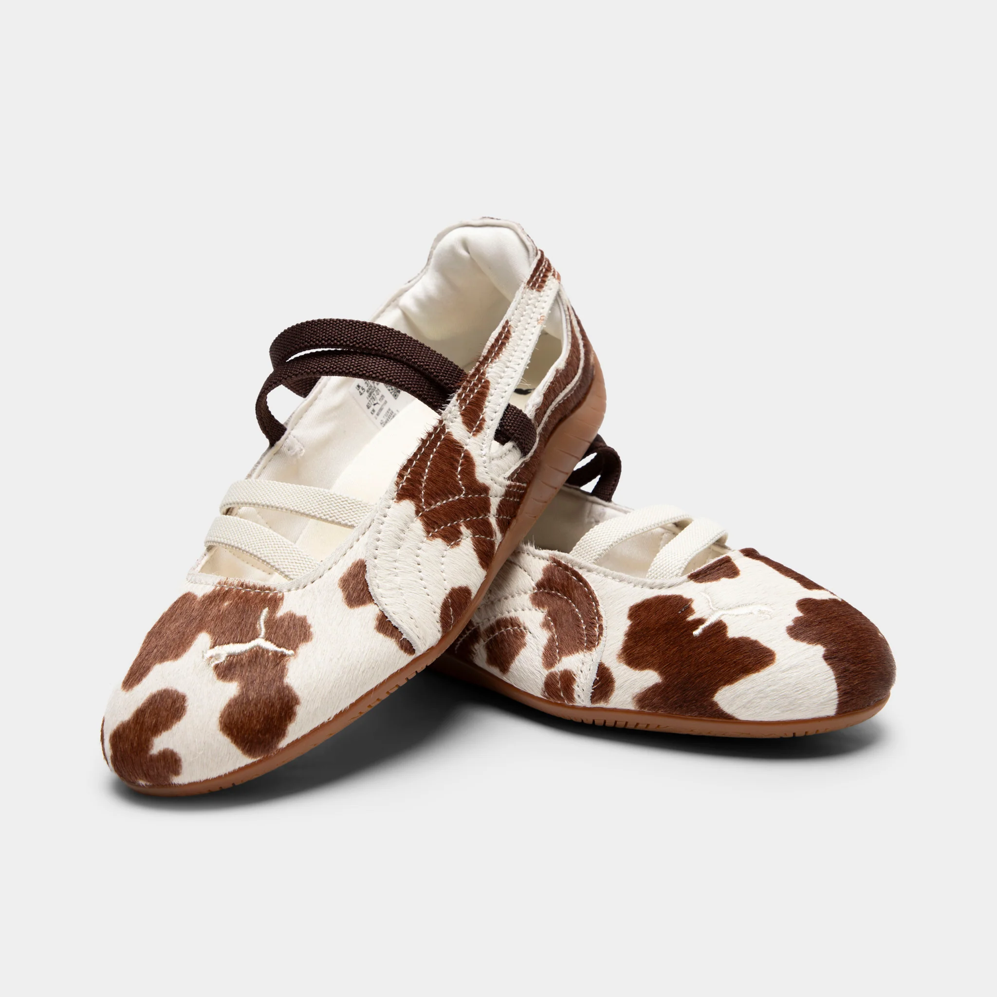 PUMA Women's Speedcat Ballet Cow Chocolate Brown / Gum - Image 3