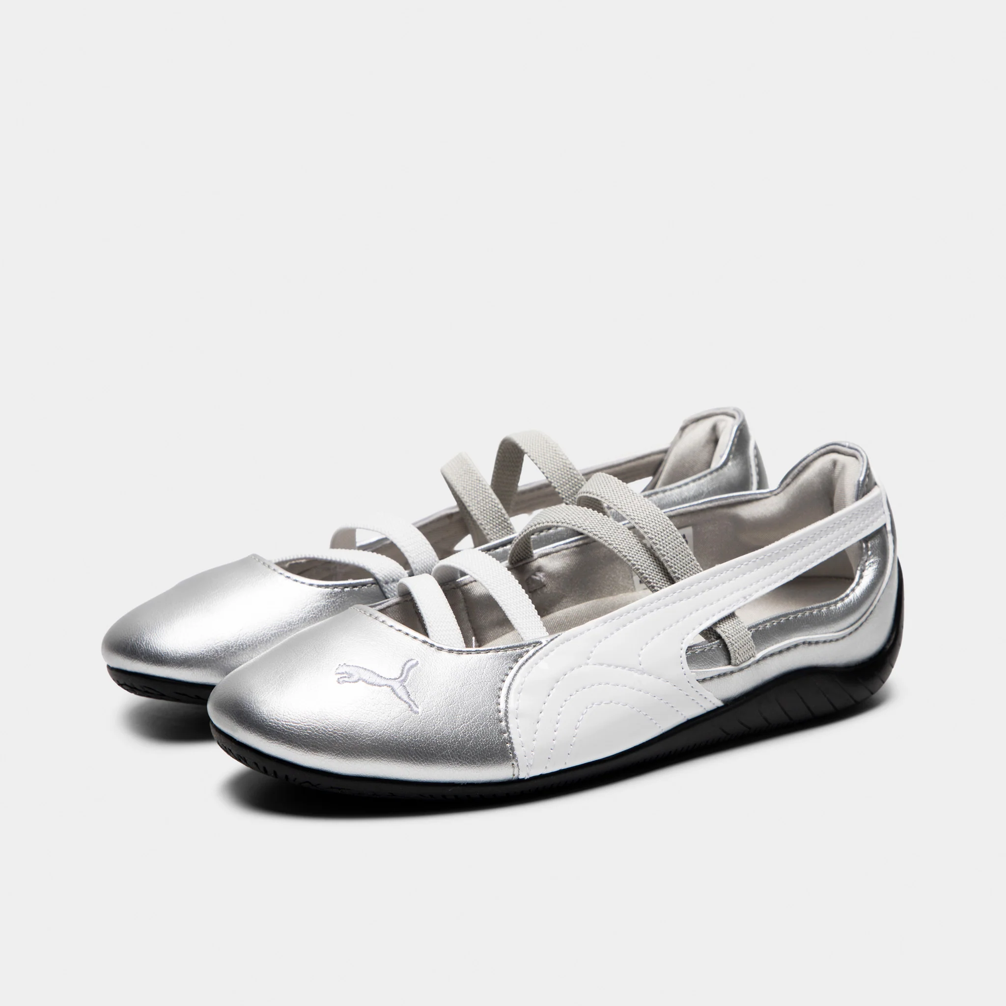 Puma Women's Speedcat Ballet Metallic Puma Silver / Puma White - Image 2