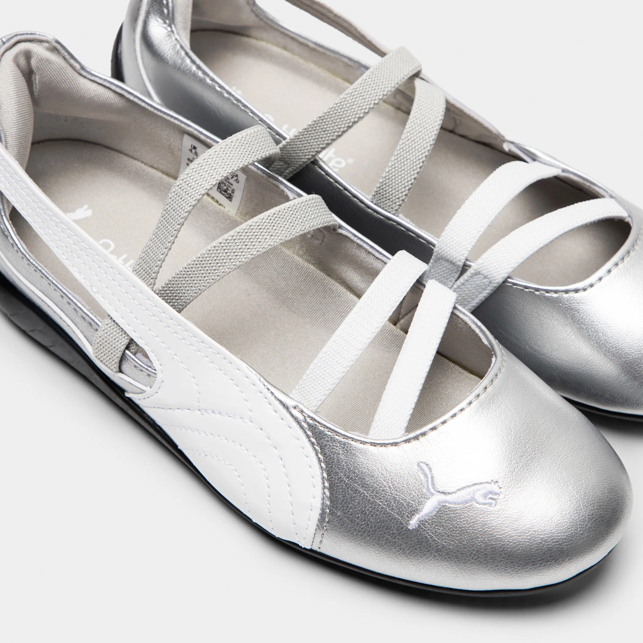 Puma Women's Speedcat Ballet Metallic Puma Silver / Puma White - Image 3