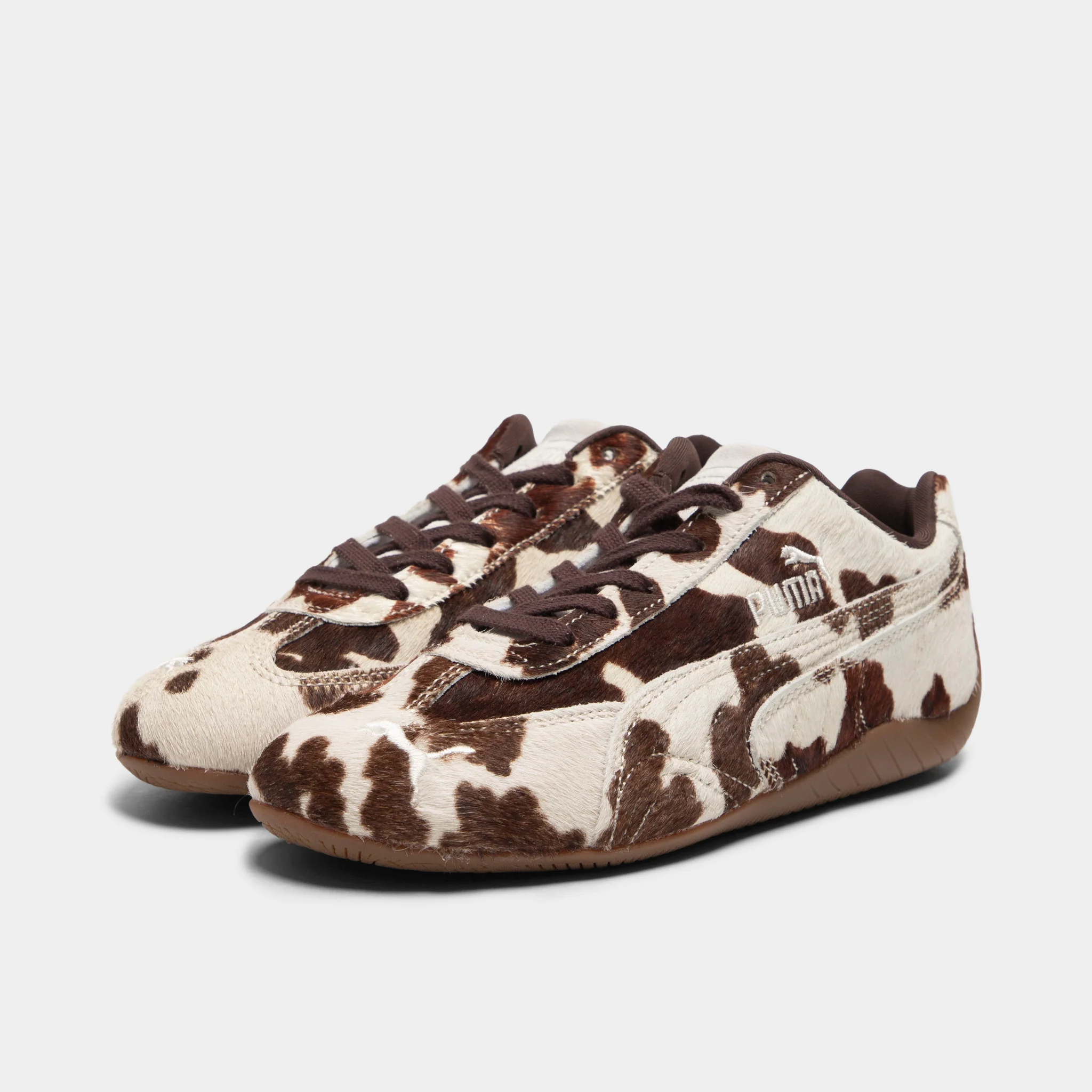 PUMA Women's Speedcat Cow Chocolate Brown  / Gum - Image 2