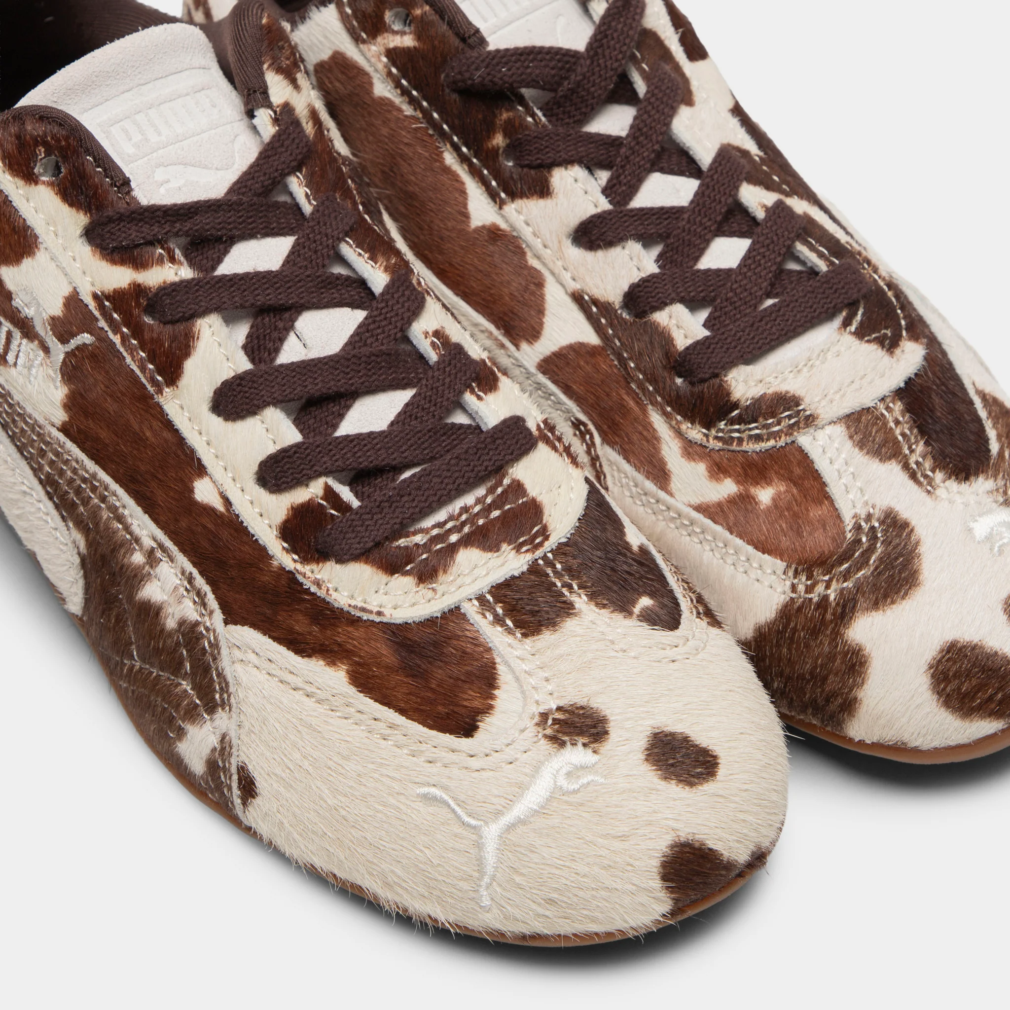 PUMA Women's Speedcat Cow Chocolate Brown  / Gum - Image 3
