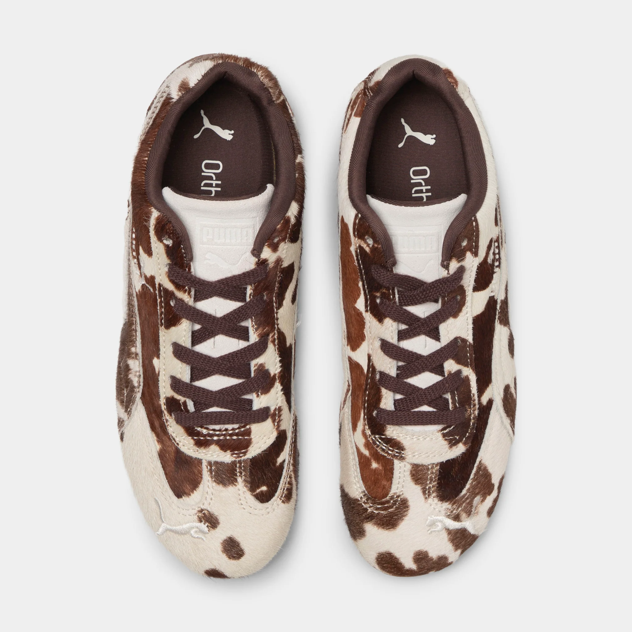 PUMA Women's Speedcat Cow Chocolate Brown  / Gum - Image 5