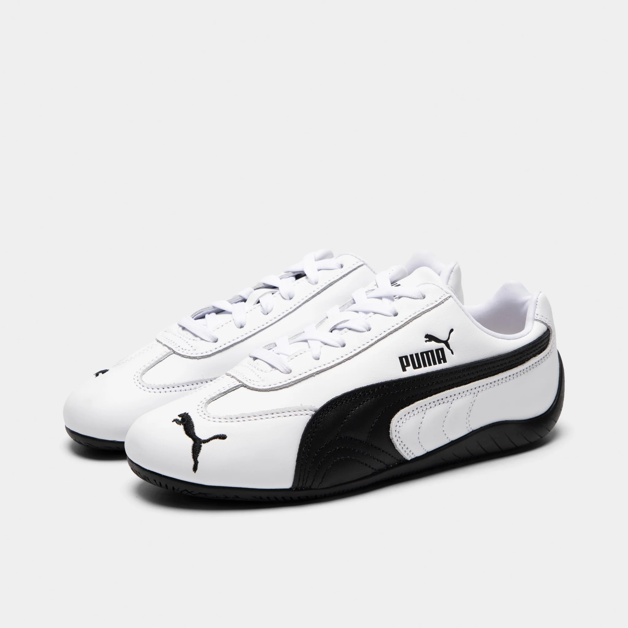 PUMA Women's Speedcat Leather Black / White - Image 2