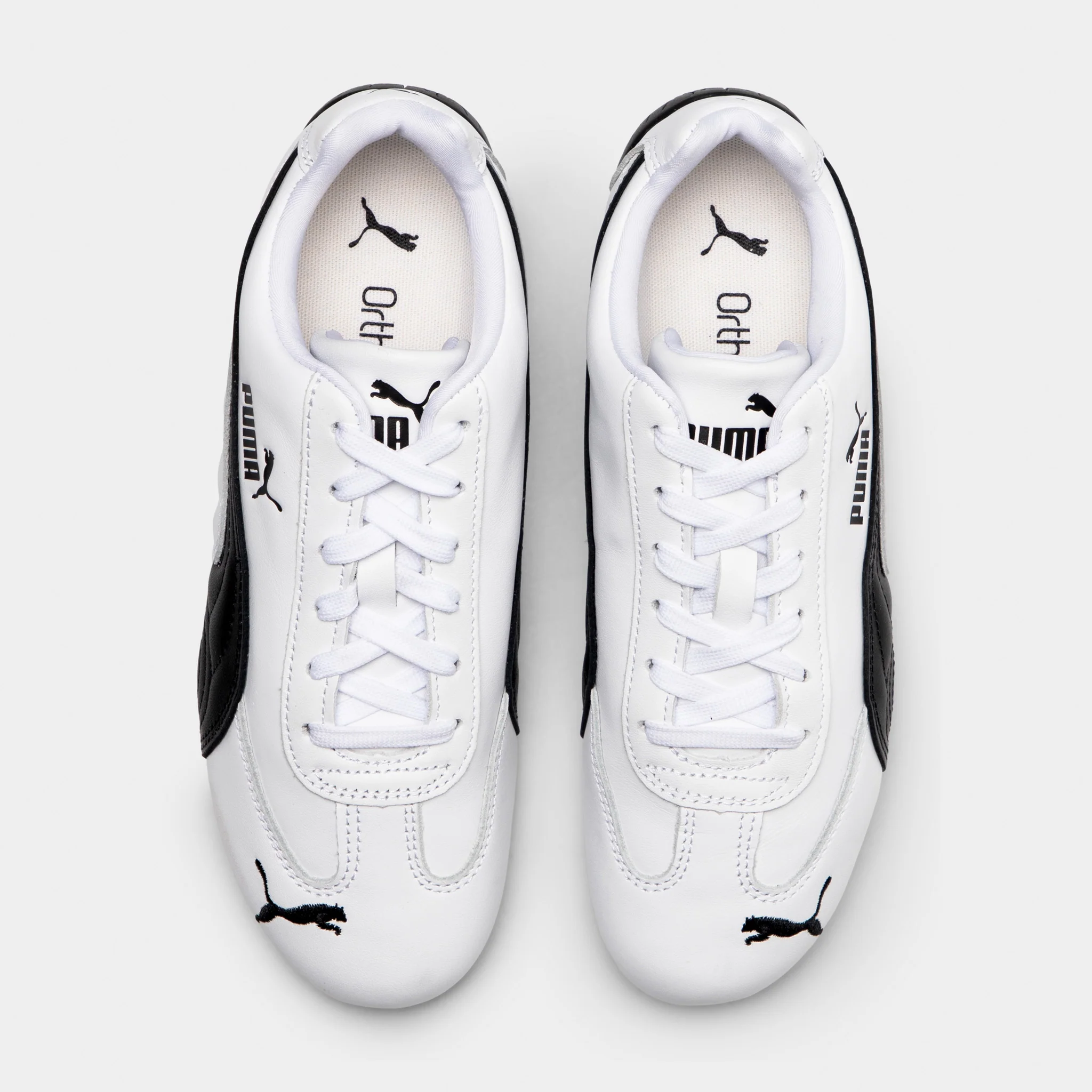 PUMA Women's Speedcat Leather Black / White - Image 5