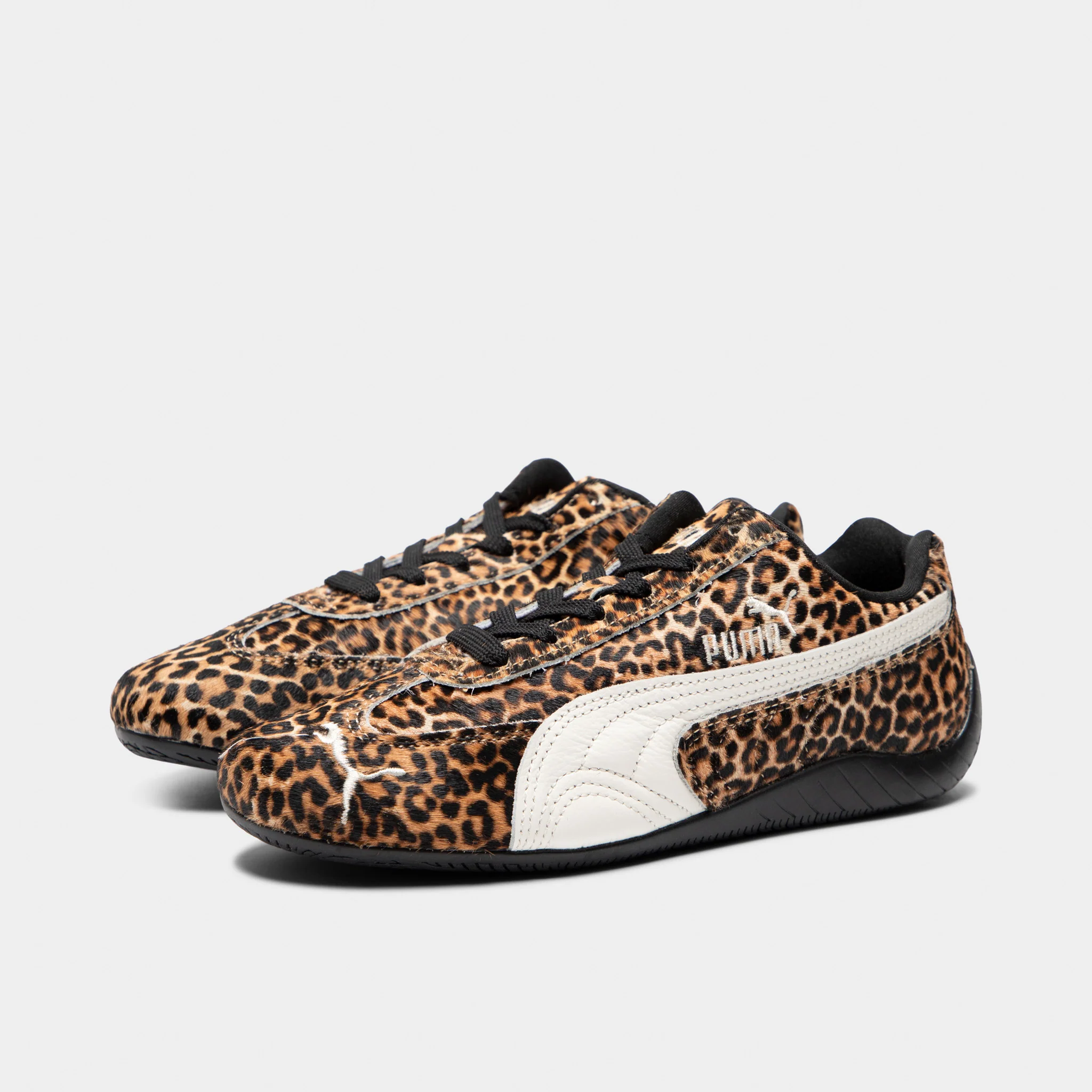 PUMA Women's Speedcat Leopard / Black - Warm White - Image 2