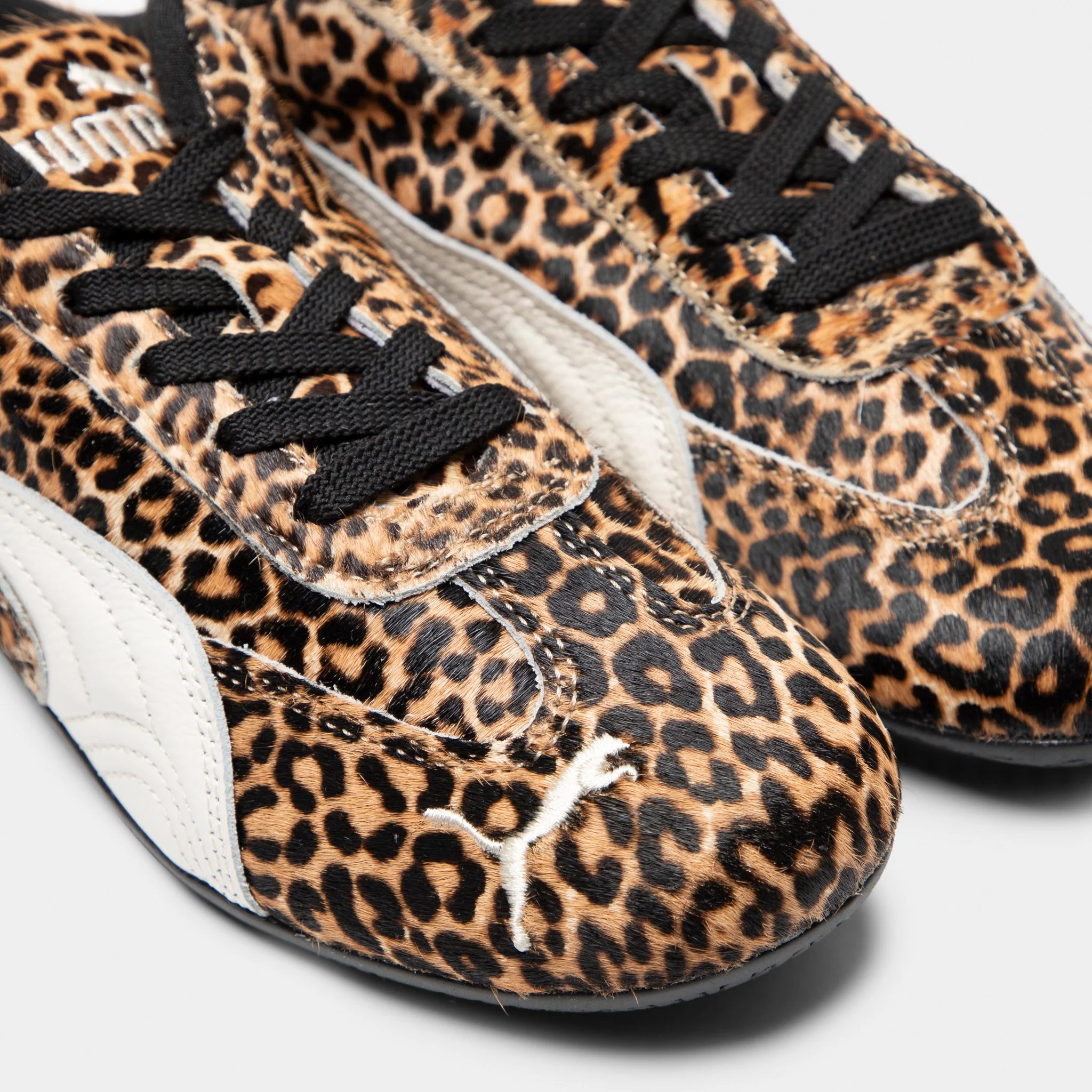 PUMA Women's Speedcat Leopard / Black - Warm White - Image 3