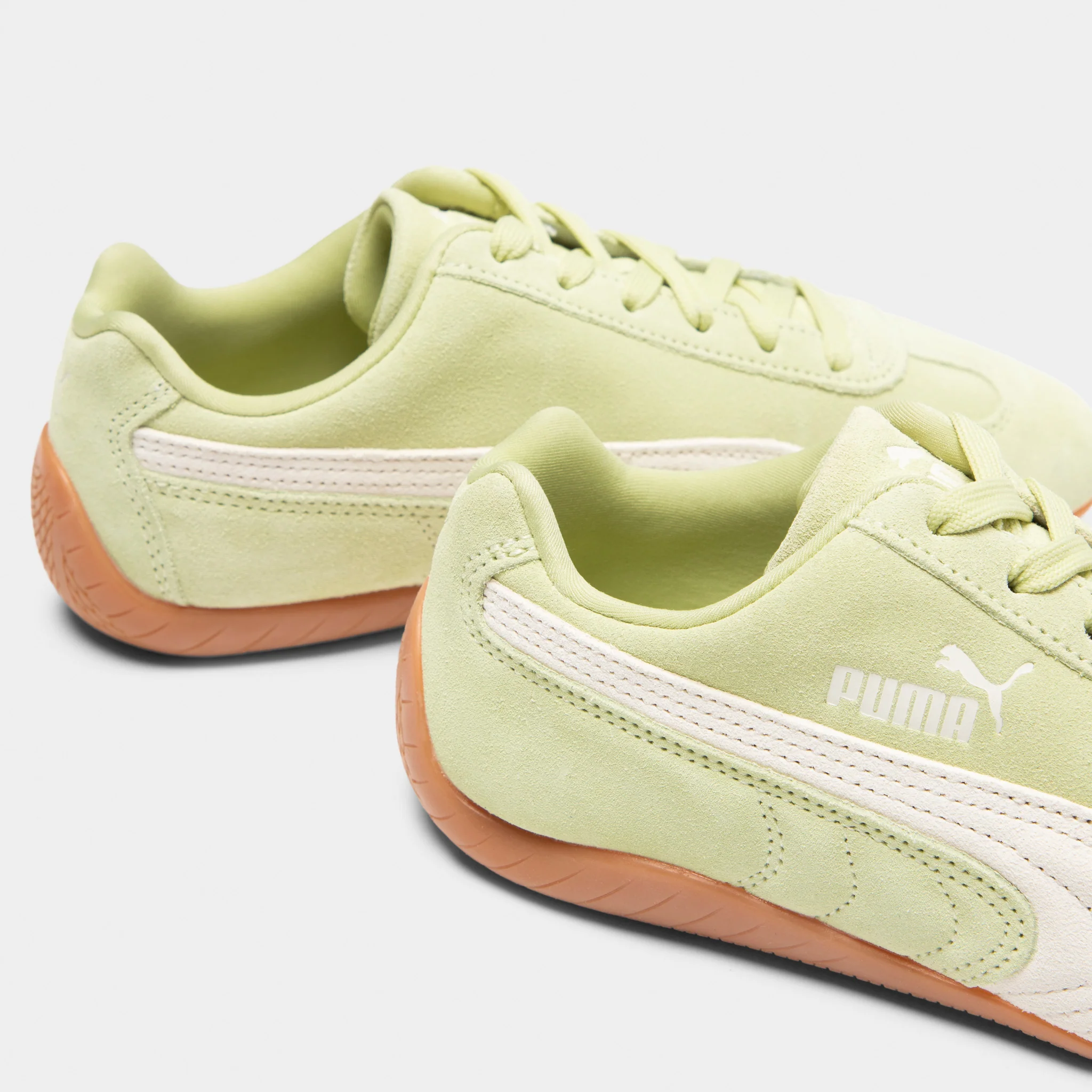 PUMA Women's Speedcat OG Pistachio Green / Warm White - Image 4