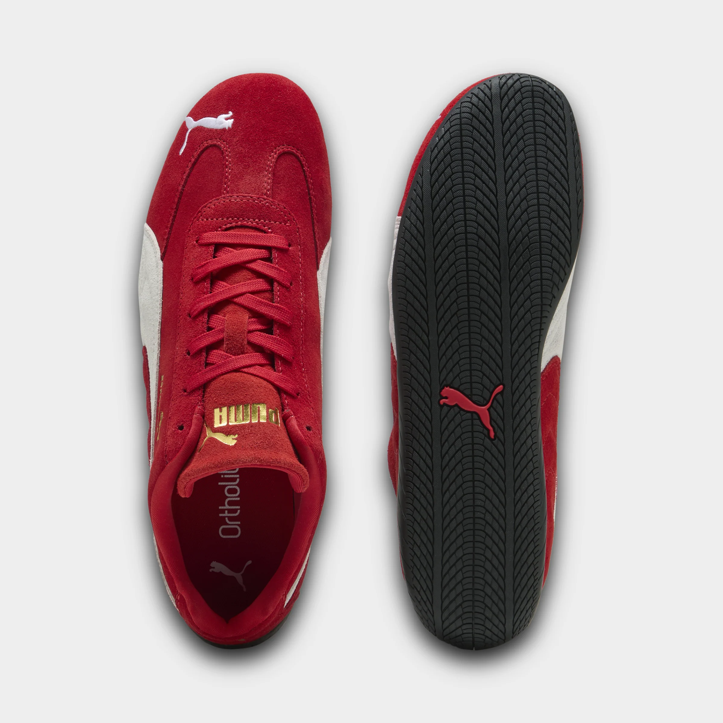 PUMA Women's Speedcat OG Red / White - Image 4