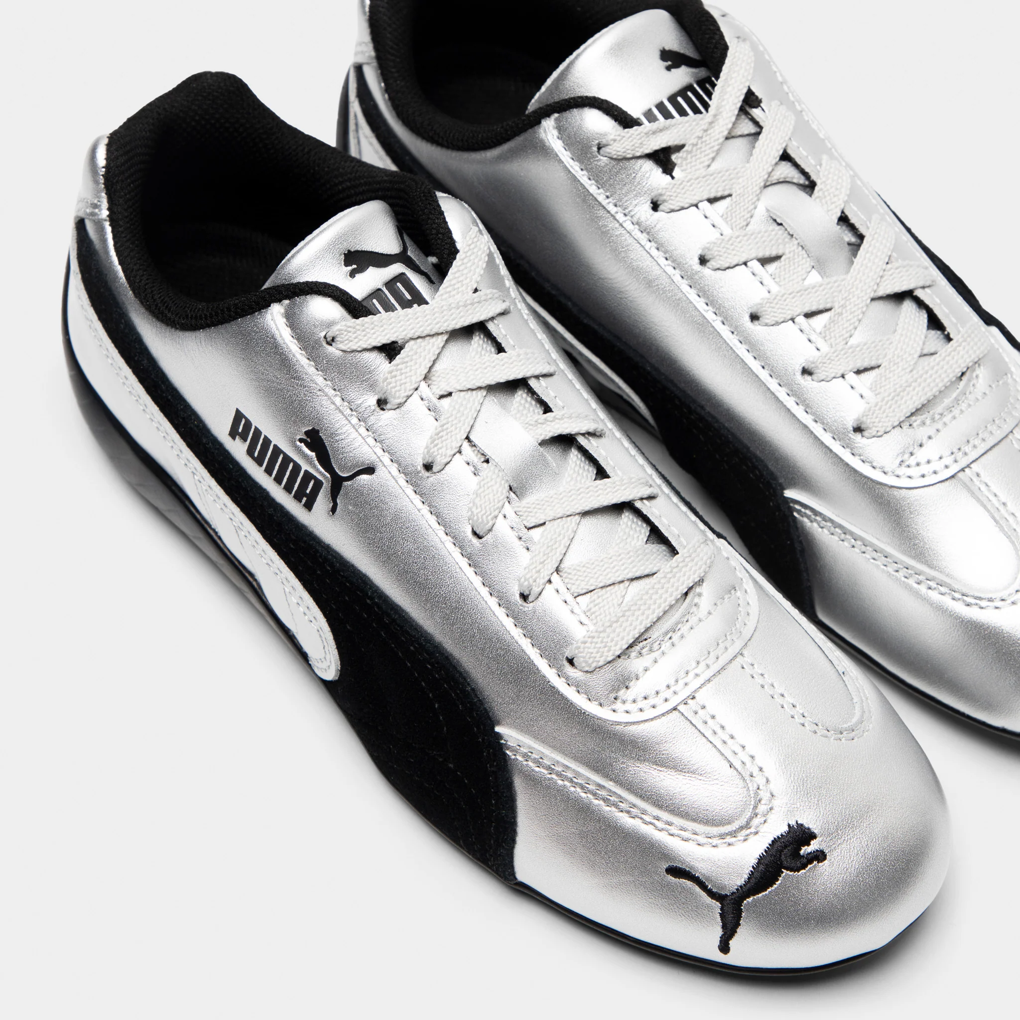 PUMA Women's Speedcat Silver / Black - Image 3