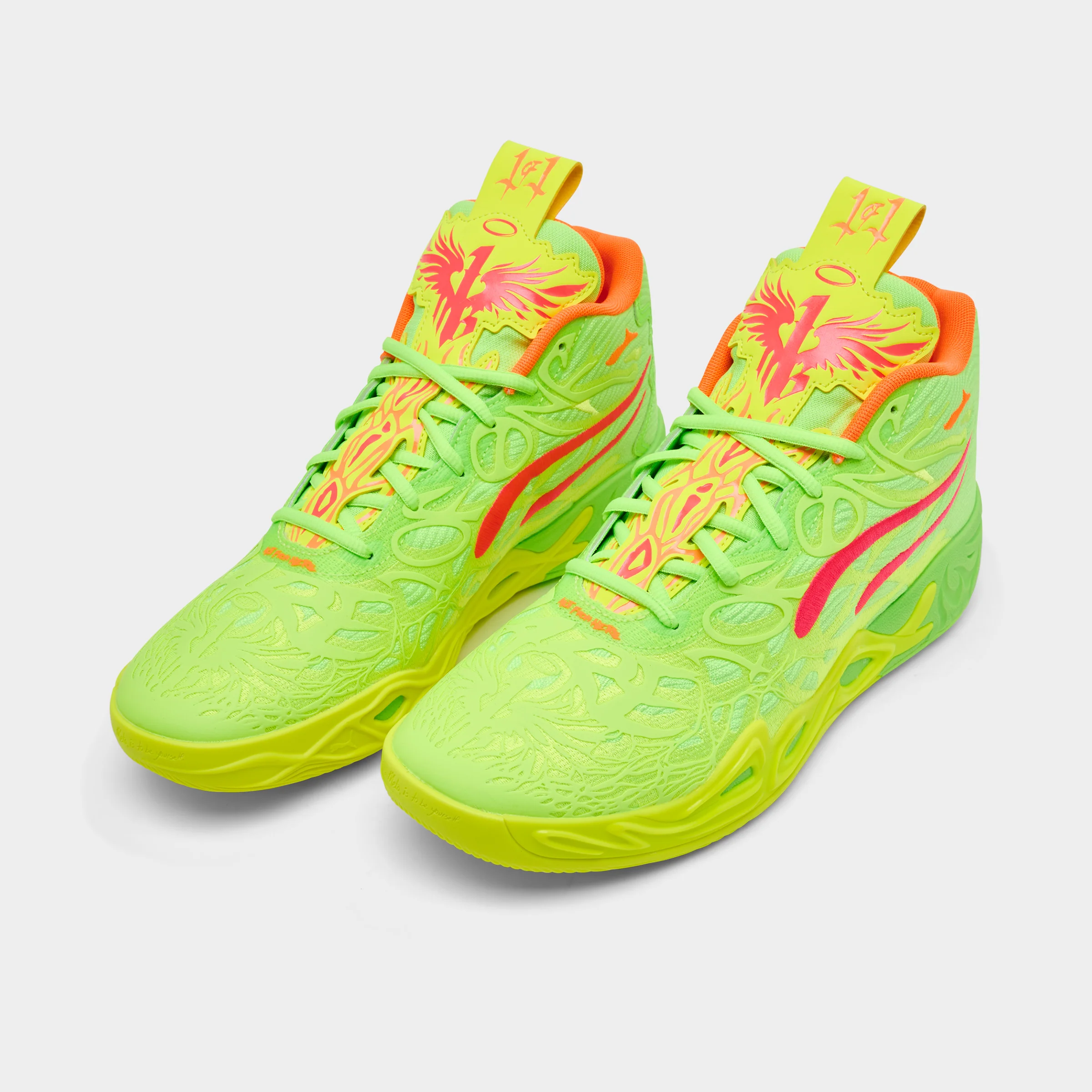 PUMA x LaMelo Ball MB.04 Yellow Alert / Green Glare - Pink Alert - Image 2