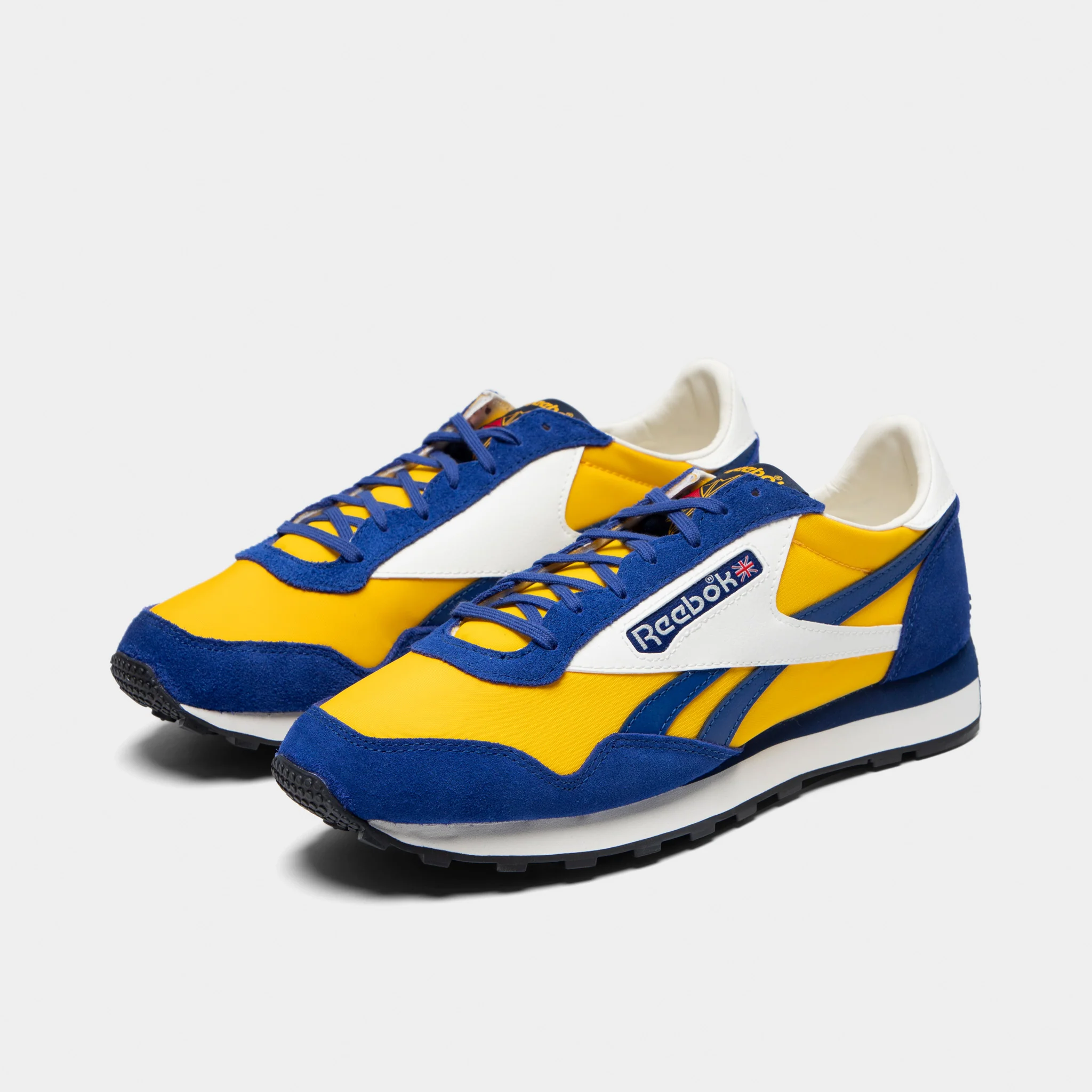 Reebok Aztec OG Cobalt / Always Yellow - Chalk - Image 2