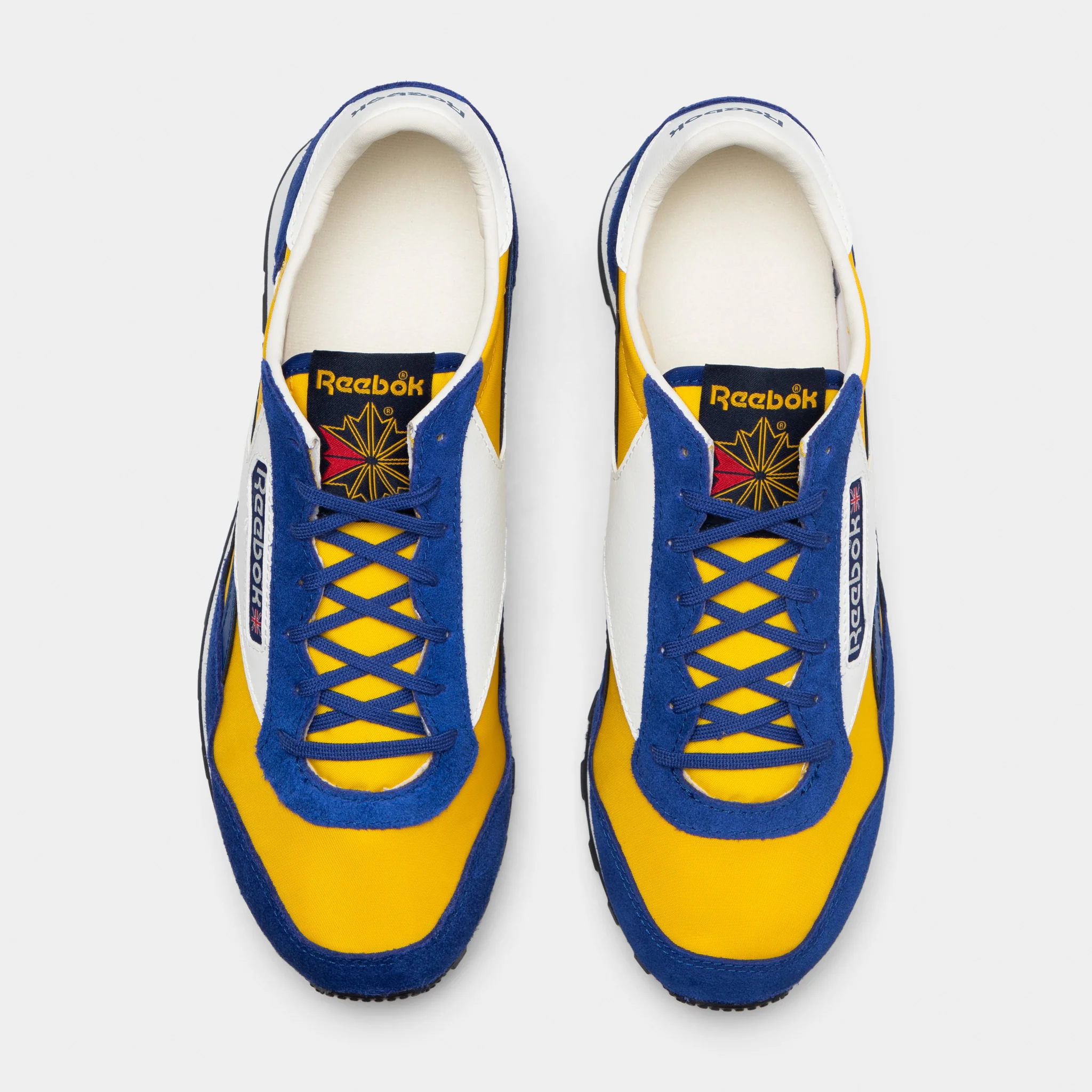 Reebok Aztec OG Cobalt / Always Yellow - Chalk - Image 6