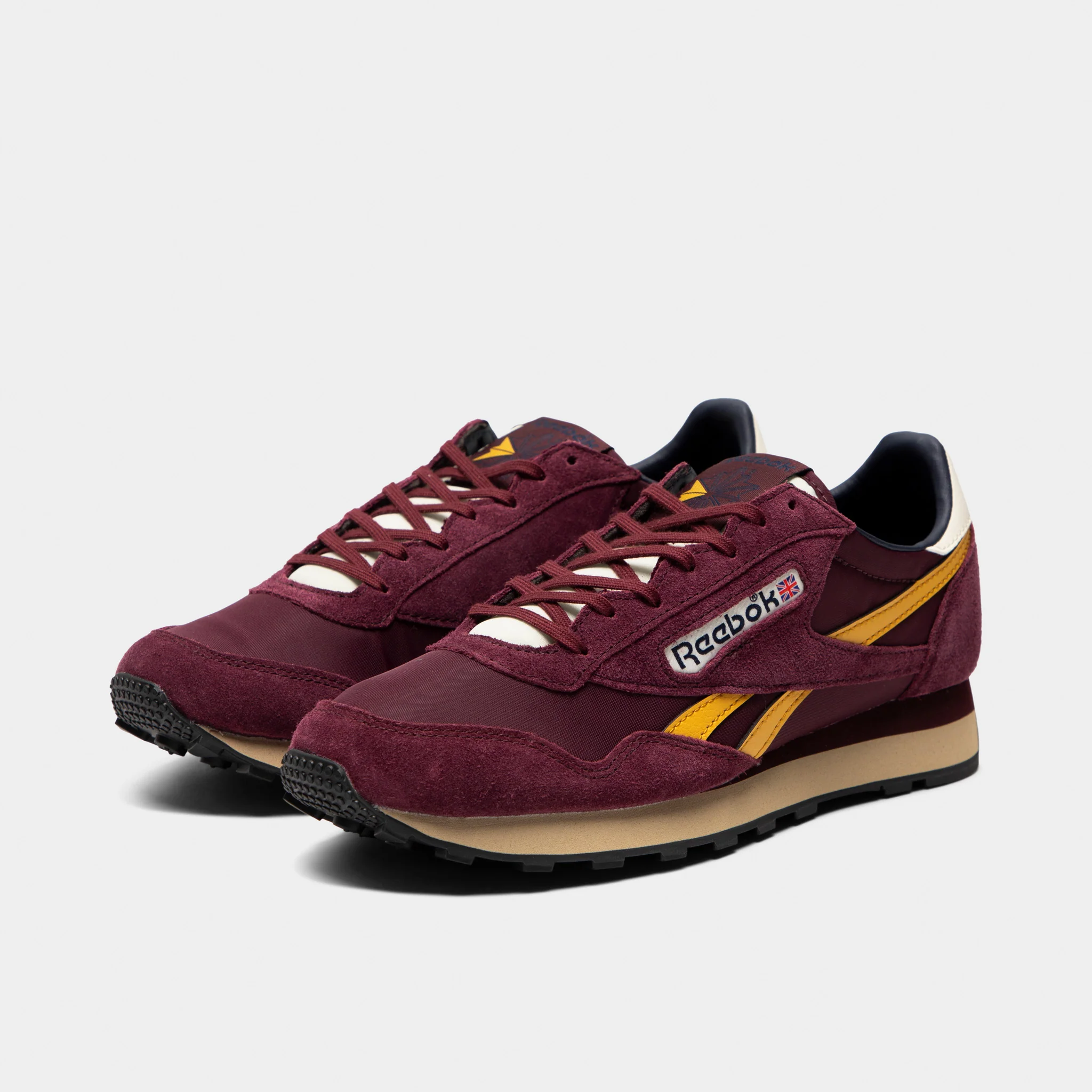 Reebok Aztek OG Burgundy / Yellow - Image 2