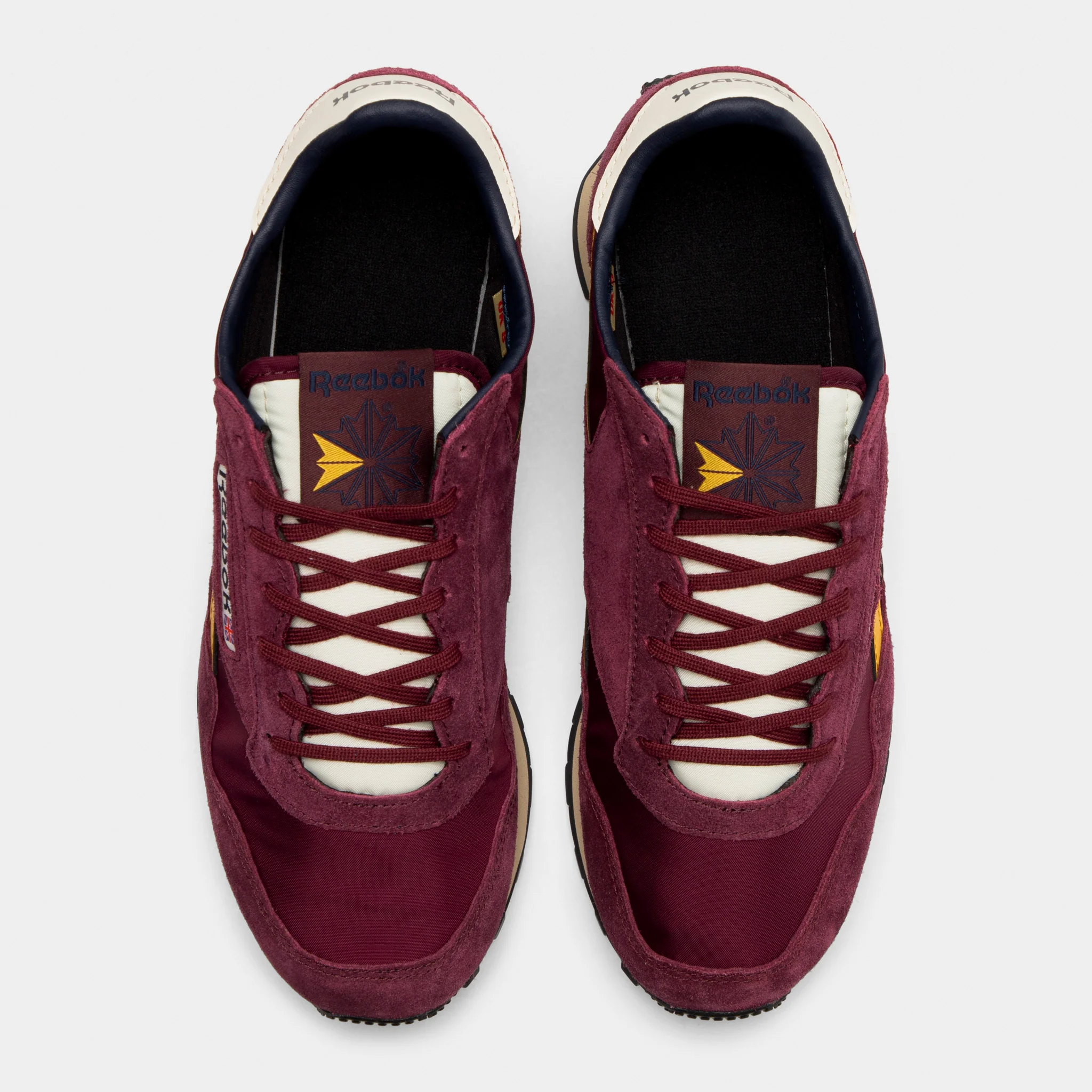 Reebok Aztek OG Burgundy / Yellow - Image 5