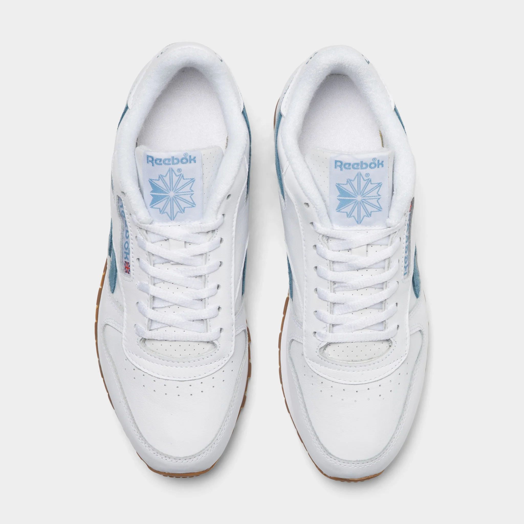 Reebok CL Leather White / Blue - Image 5