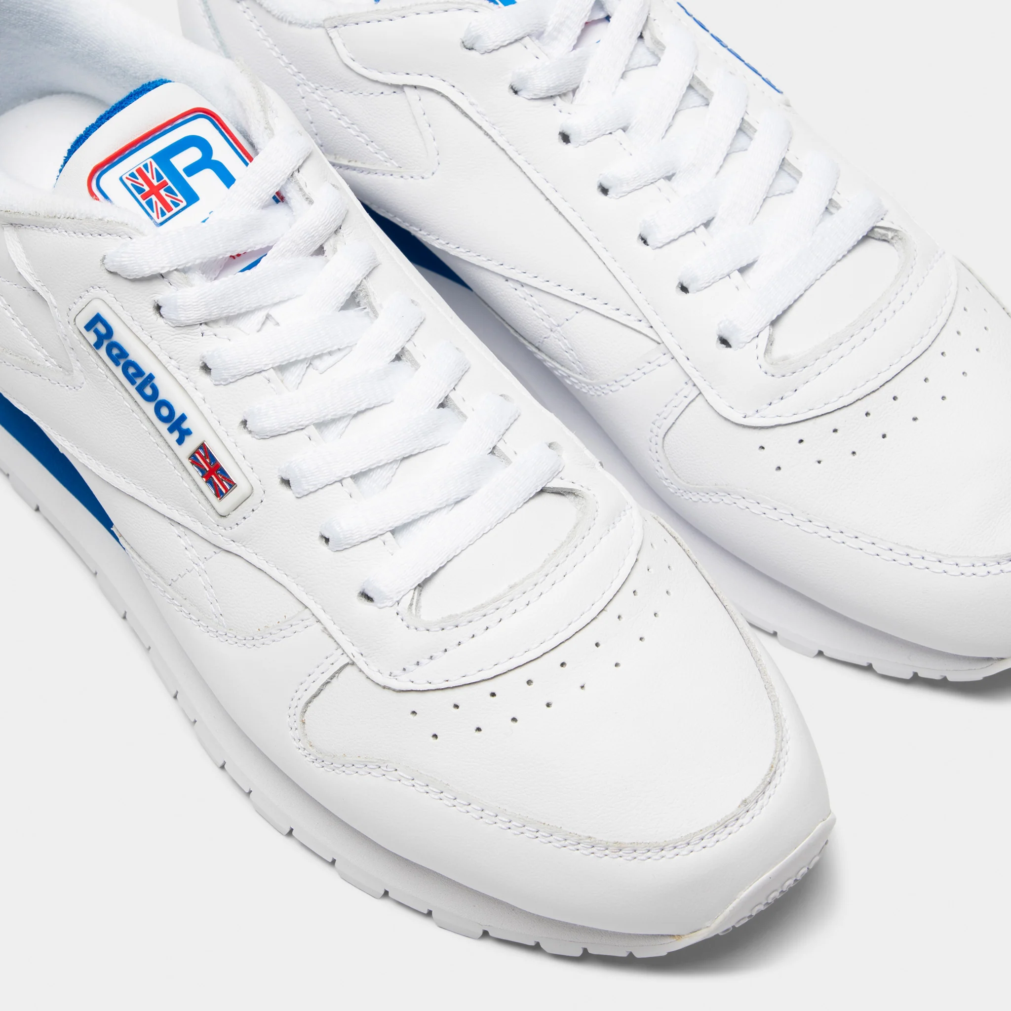 Reebok Classic Leather White / Blue - Image 3