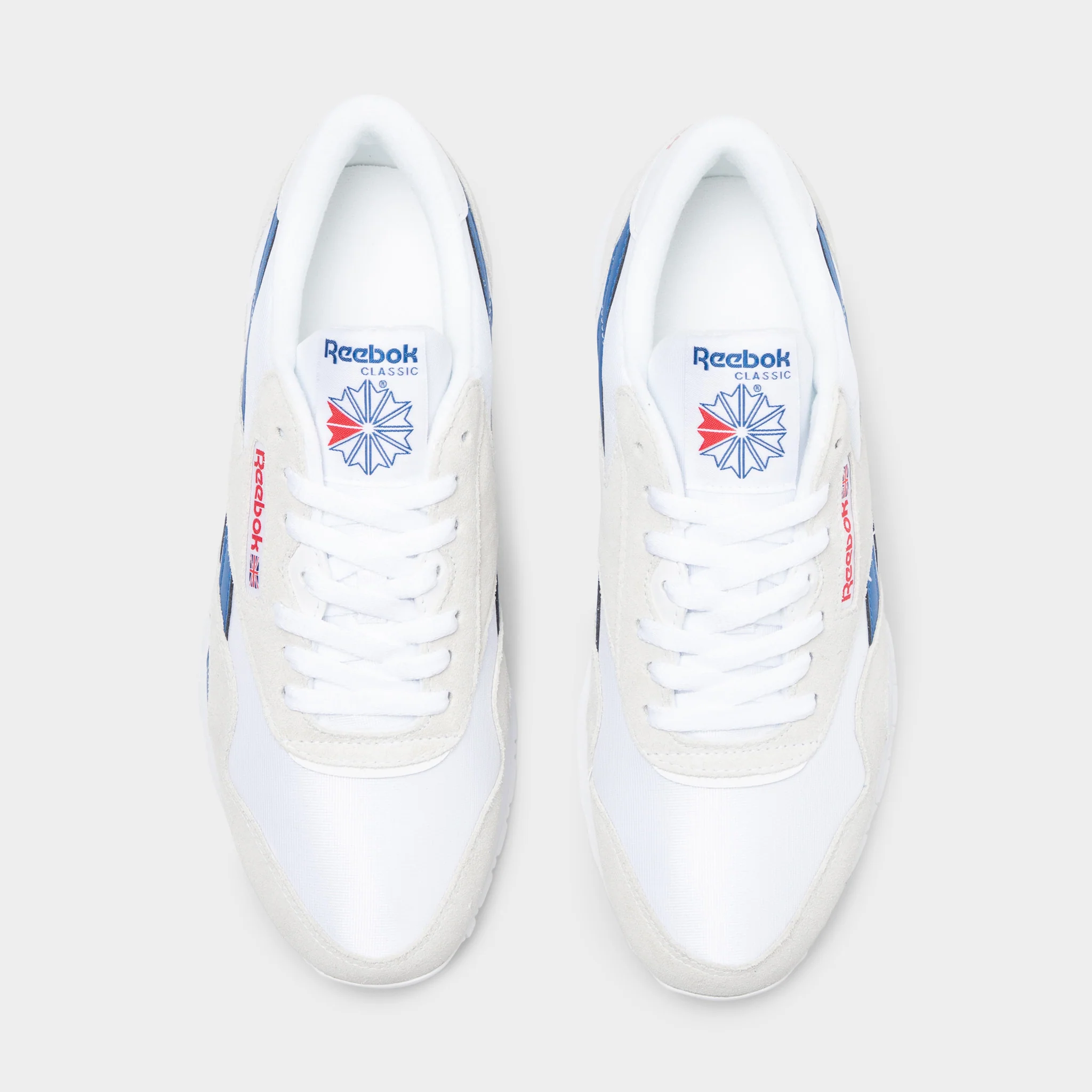Reebok Classic Nylon White / Vector Blue - Vector Red - Image 5