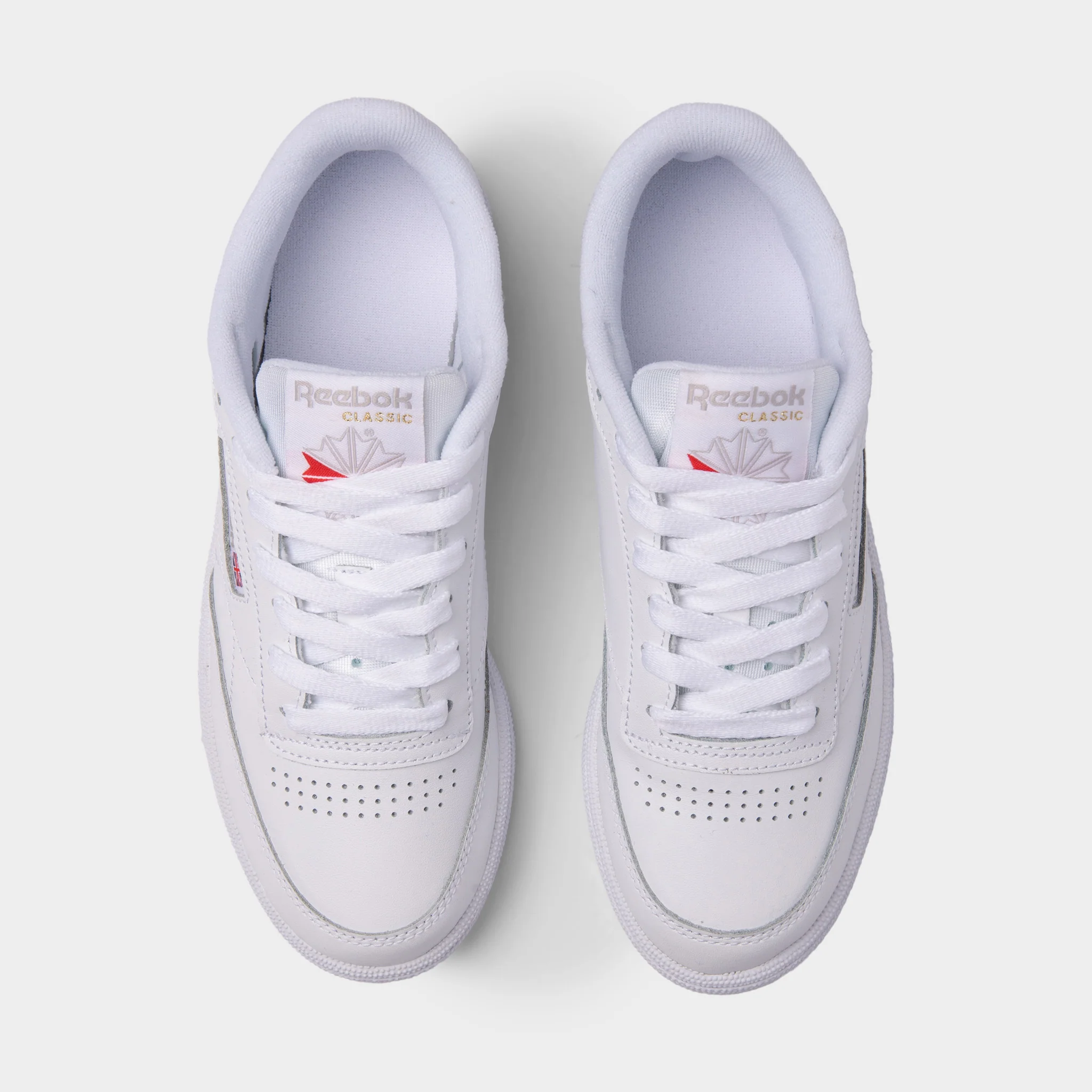Reebok Womens Club C 85 White / Light Grey - Image 5
