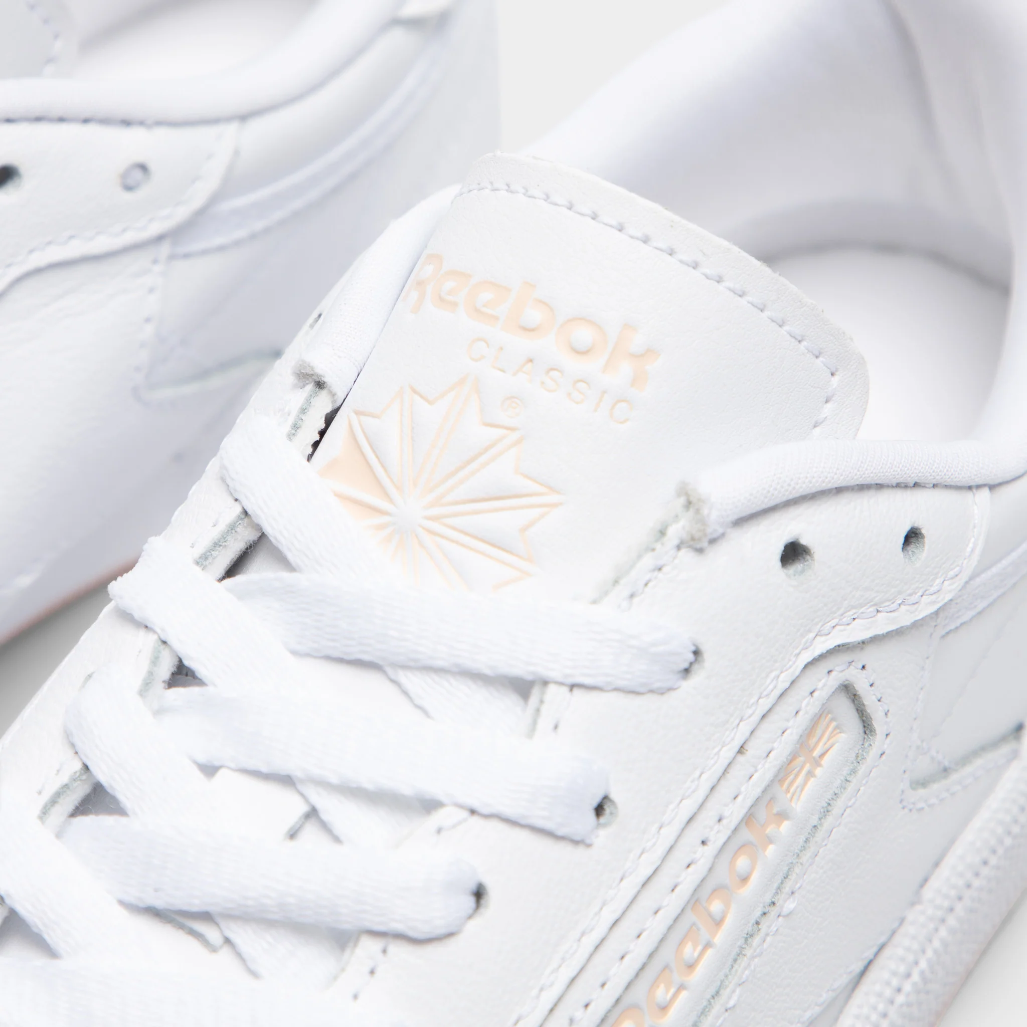 Reebok Women's Club C 85 White / Bleached Peach - Image 3
