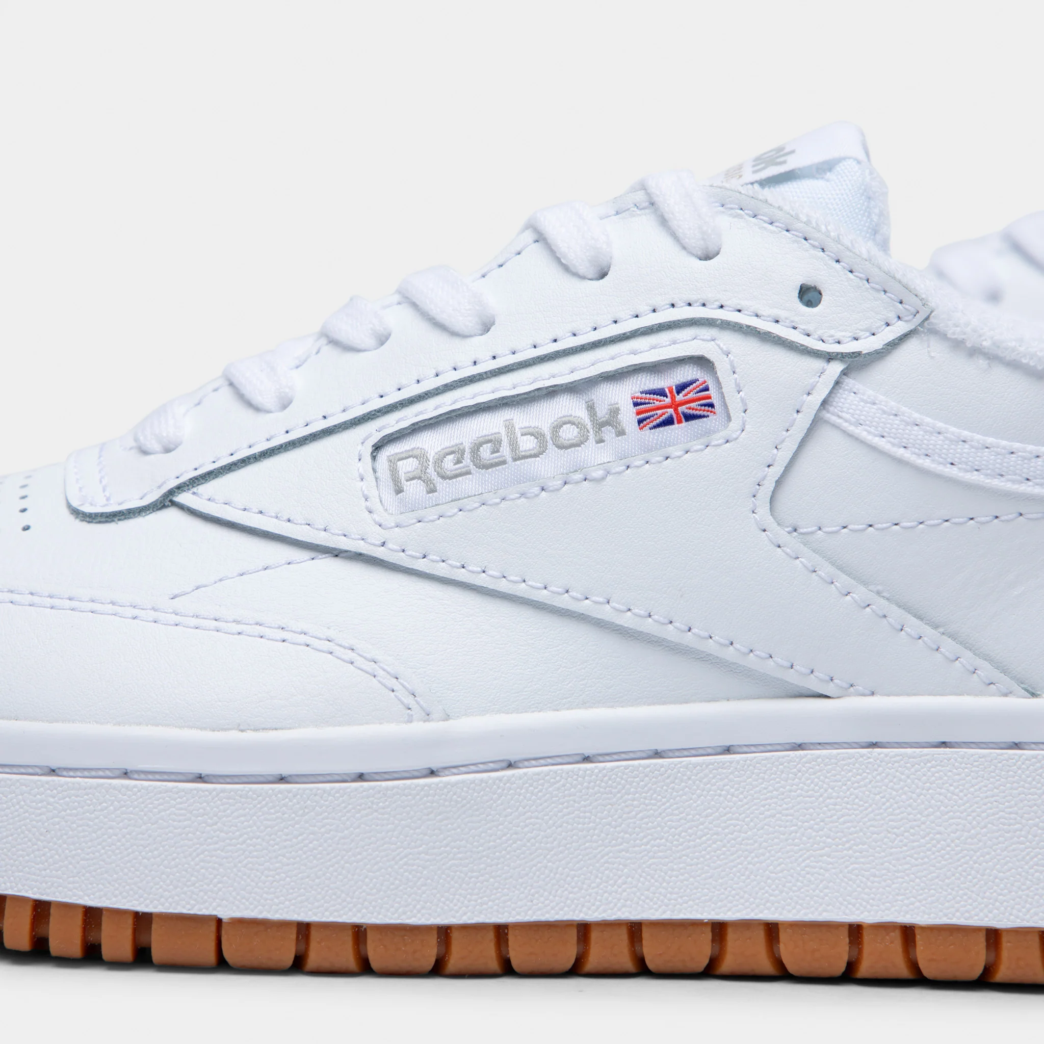 Reebok Womens' Club C Double White / Gum - Image 3