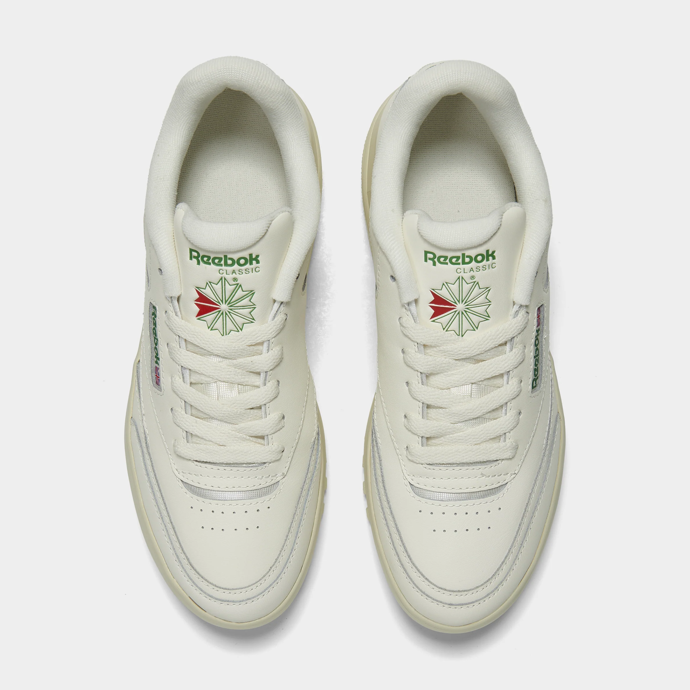 Reebok Women's Club C Extra Chalk / Green - Image 5