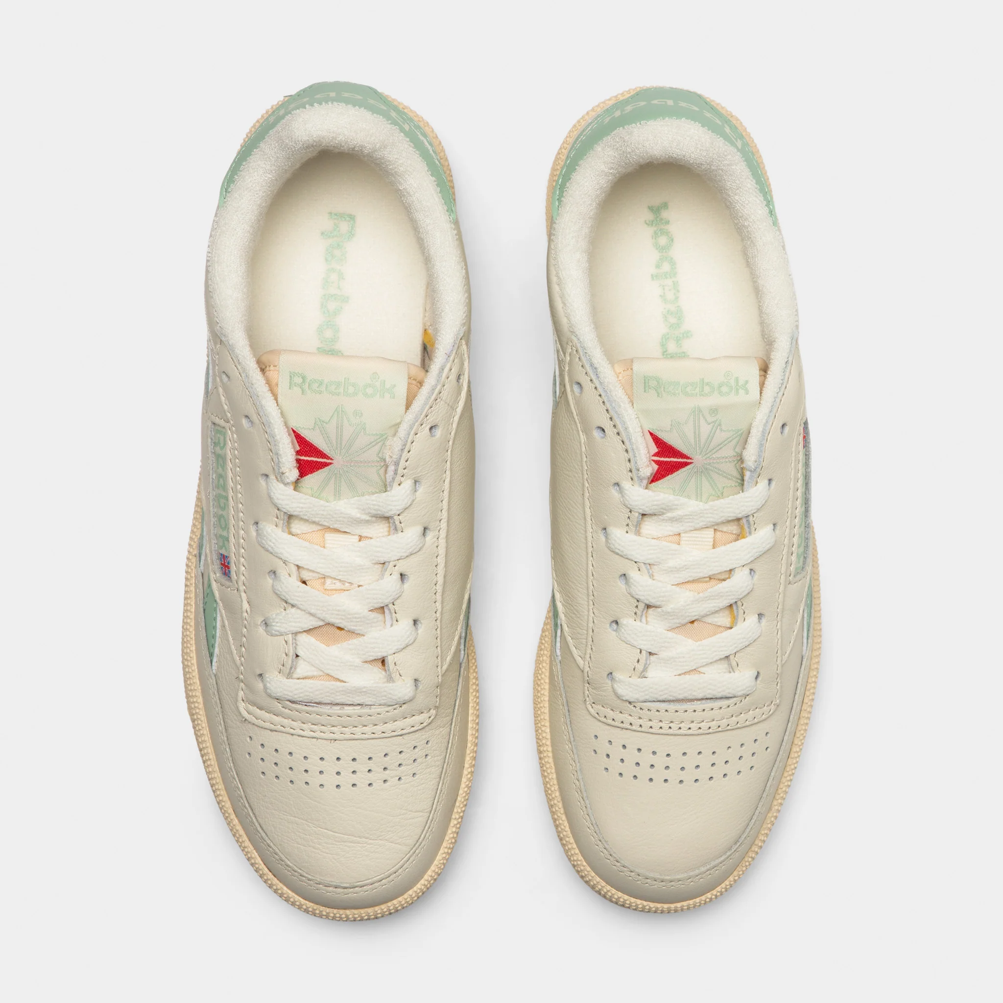 Reebok Women's Club C Revenge Vintage Chalk / Light Sage - Image 5