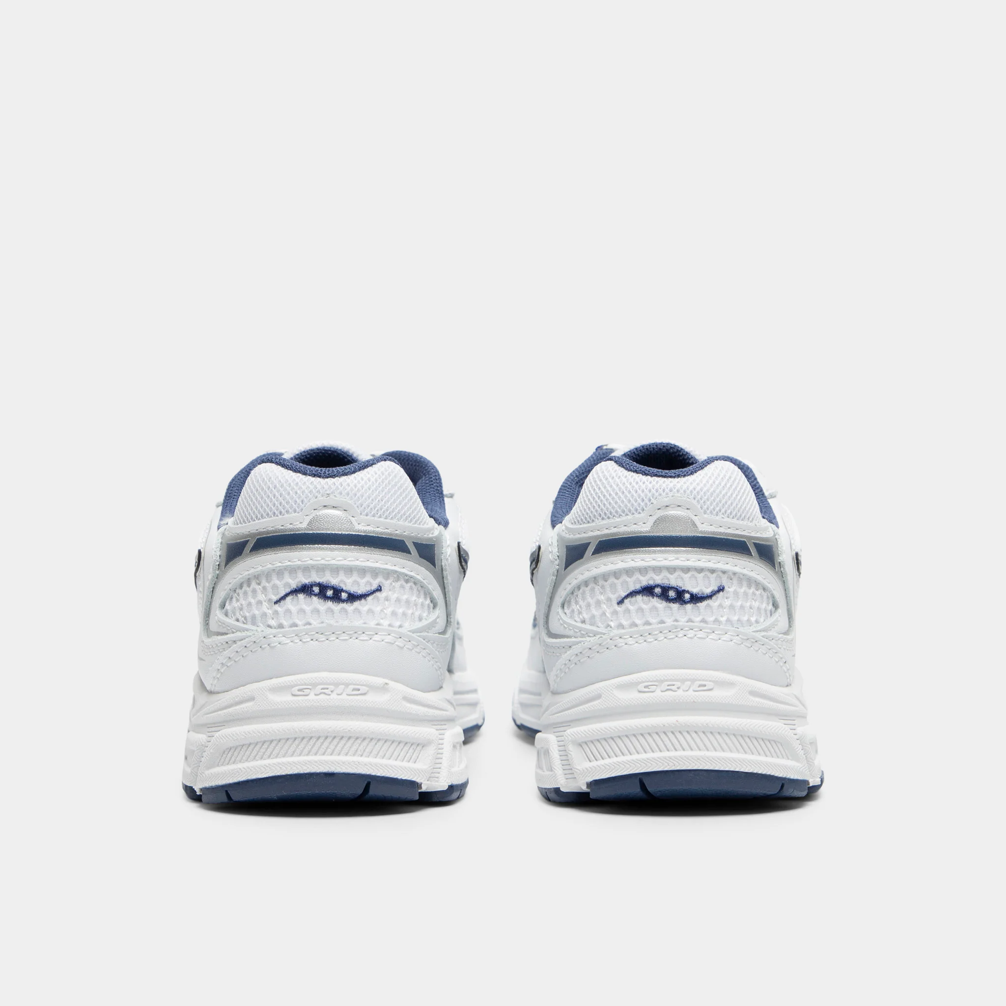 Saucony Juniors' Jazz 9 White / Navy - Image 4