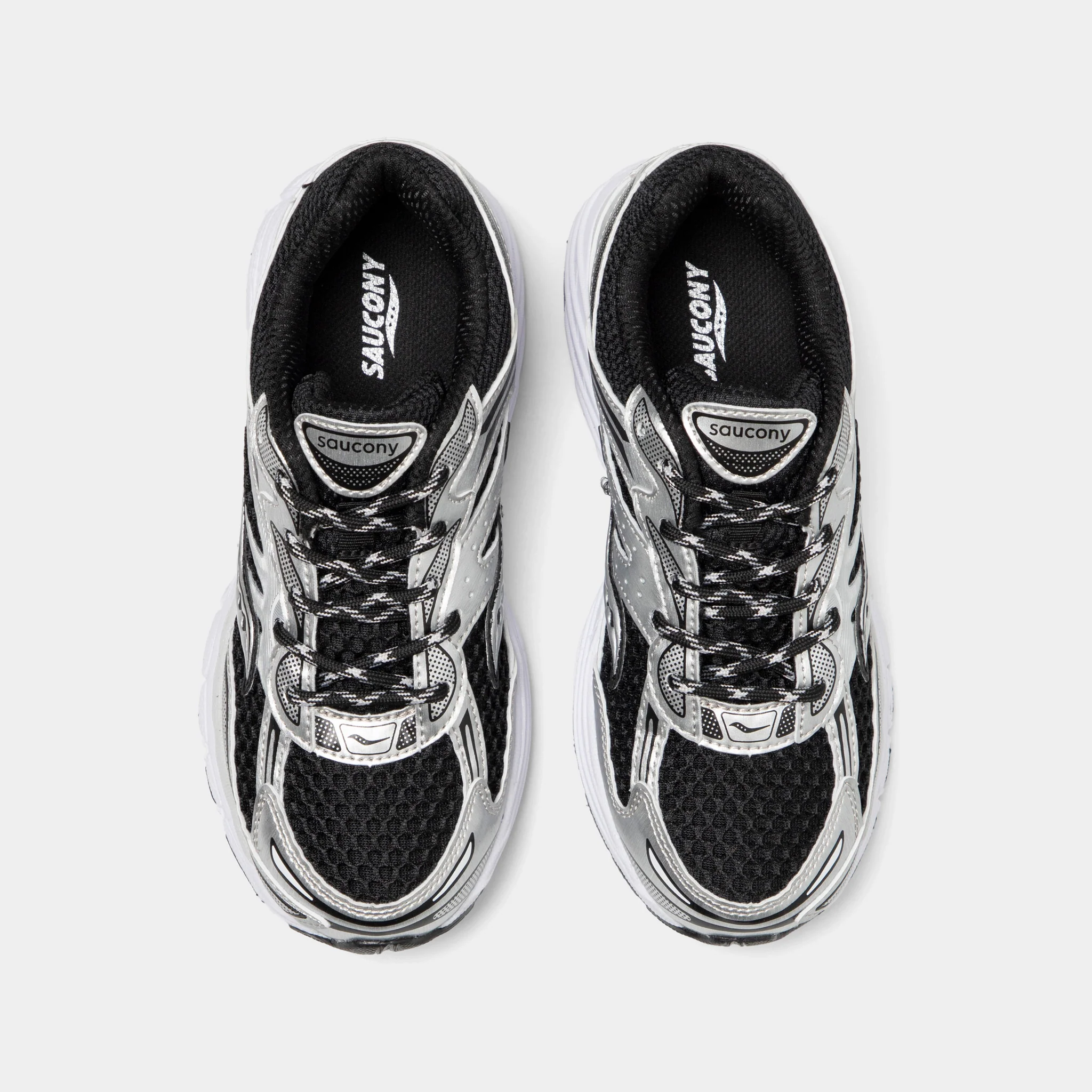 Saucony Juniors' Omni 9 Black / Silver - Image 5