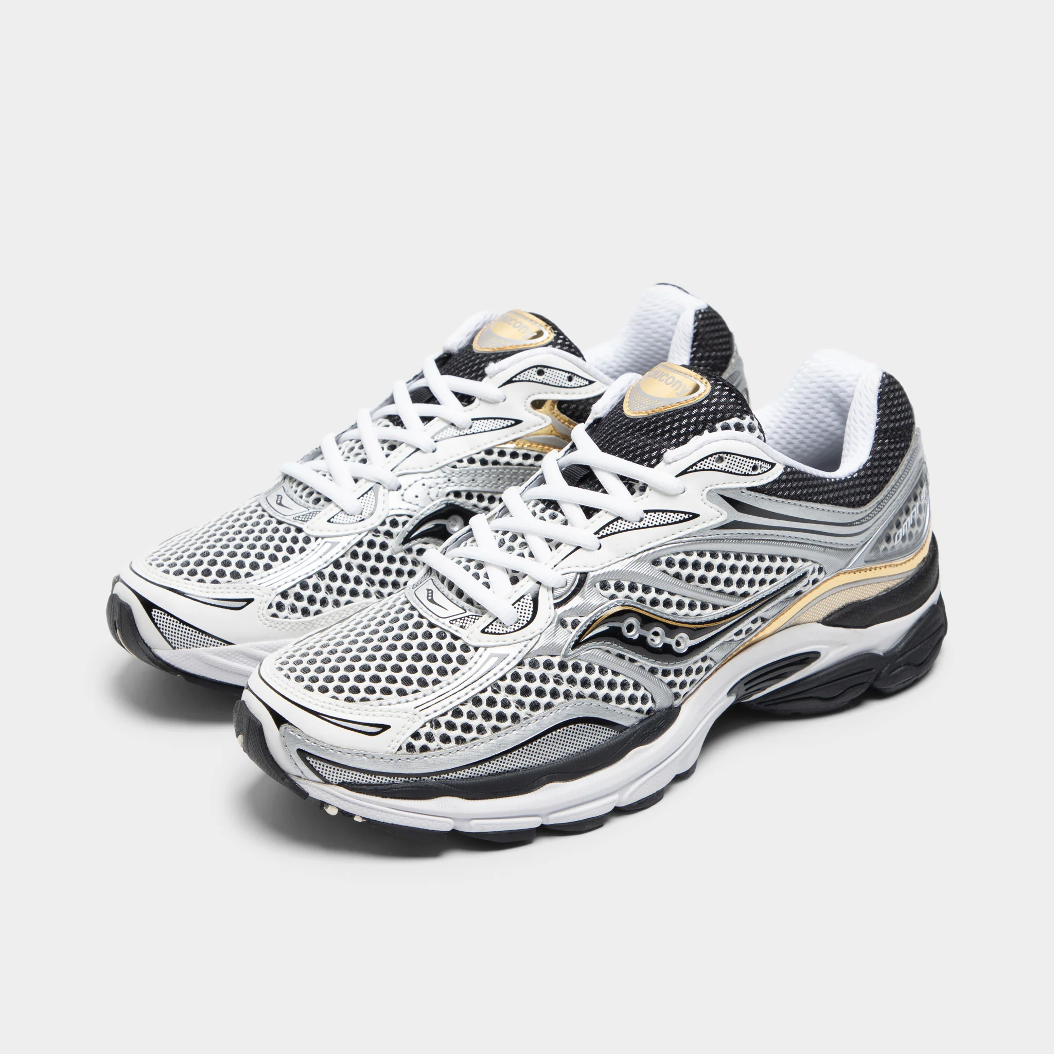 Saucony ProGrid Omni 9 Silver / Black - Gold - Image 2