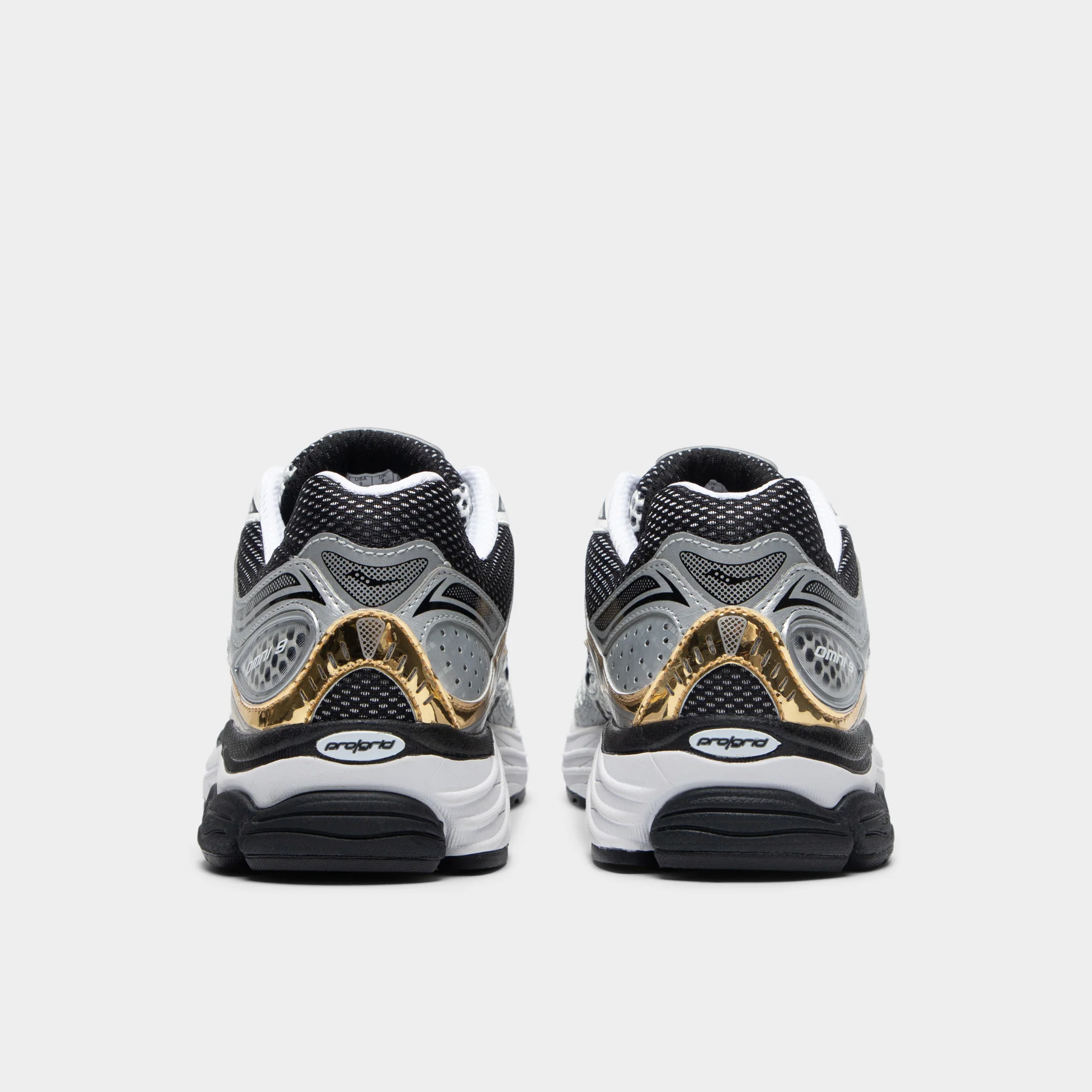 Saucony ProGrid Omni 9 Silver / Black - Gold - Image 4
