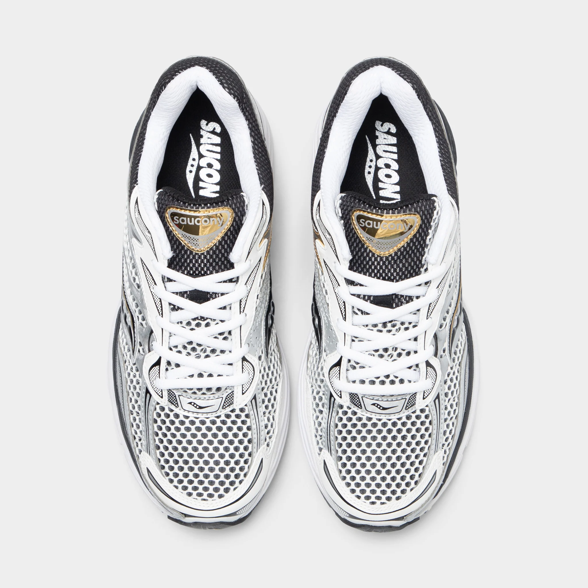 Saucony ProGrid Omni 9 Silver / Black - Gold - Image 5