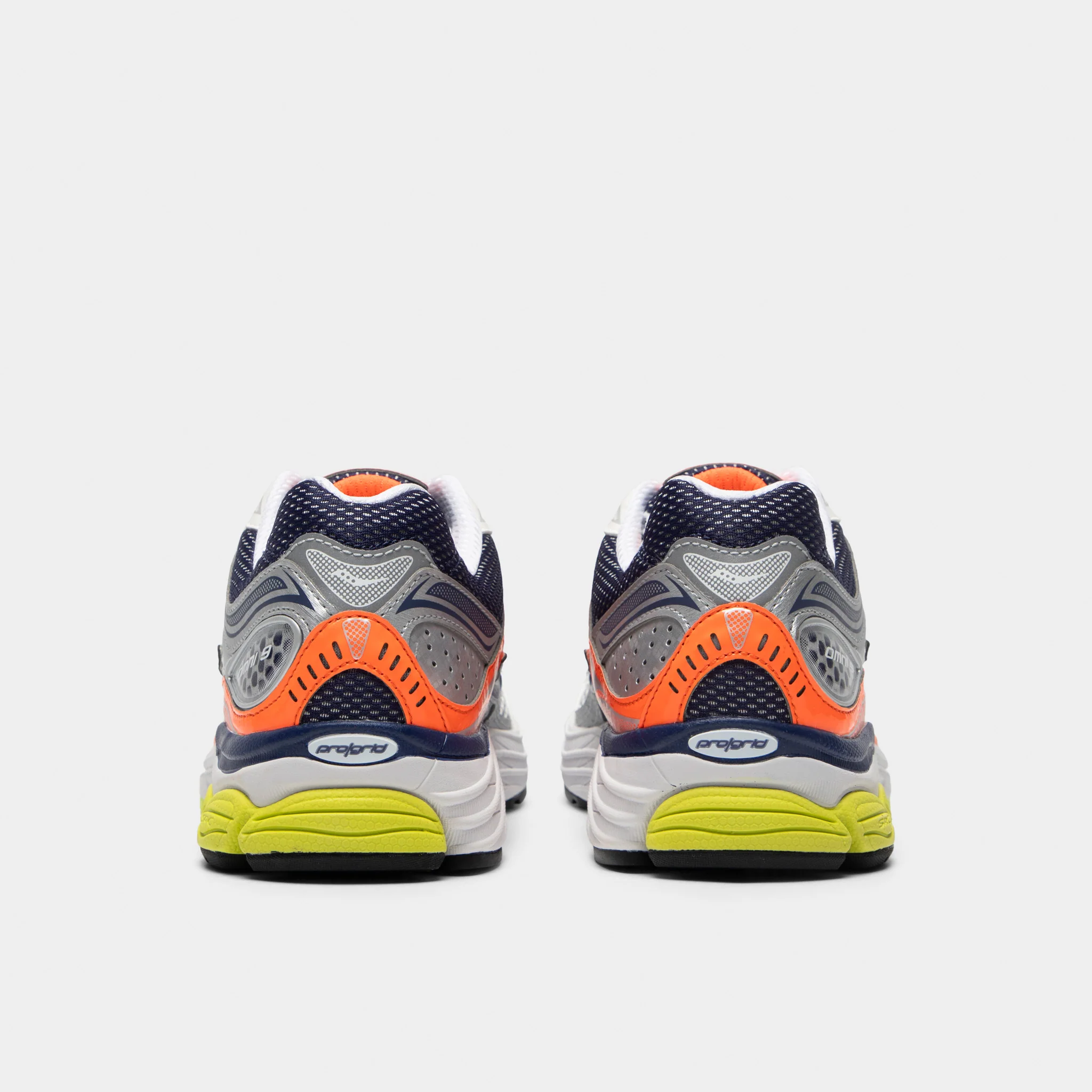 Saucony Omni Grid OG Silver / Navy - Orange - Image 4