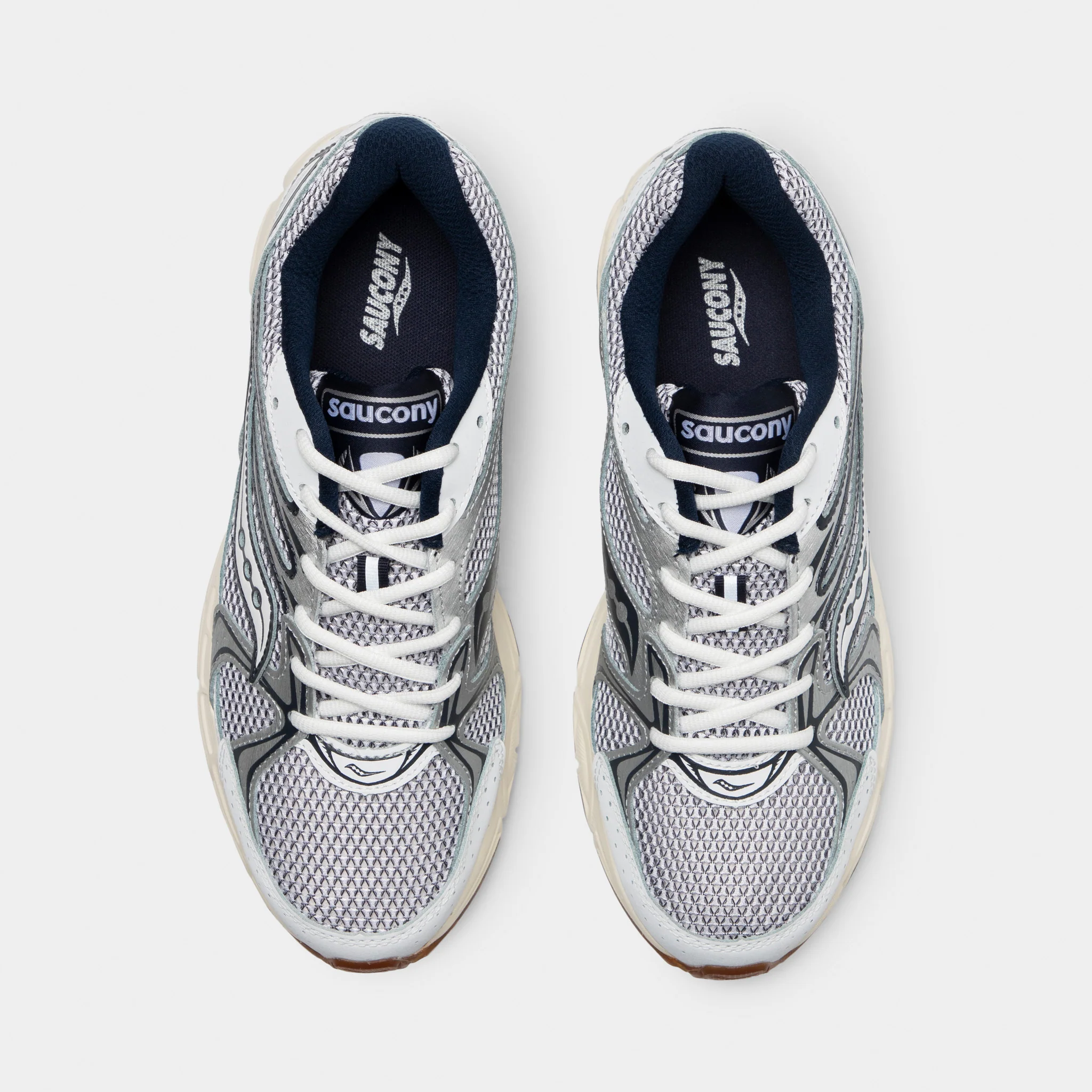 Saucony Ride Millennium White / Navy - Image 5