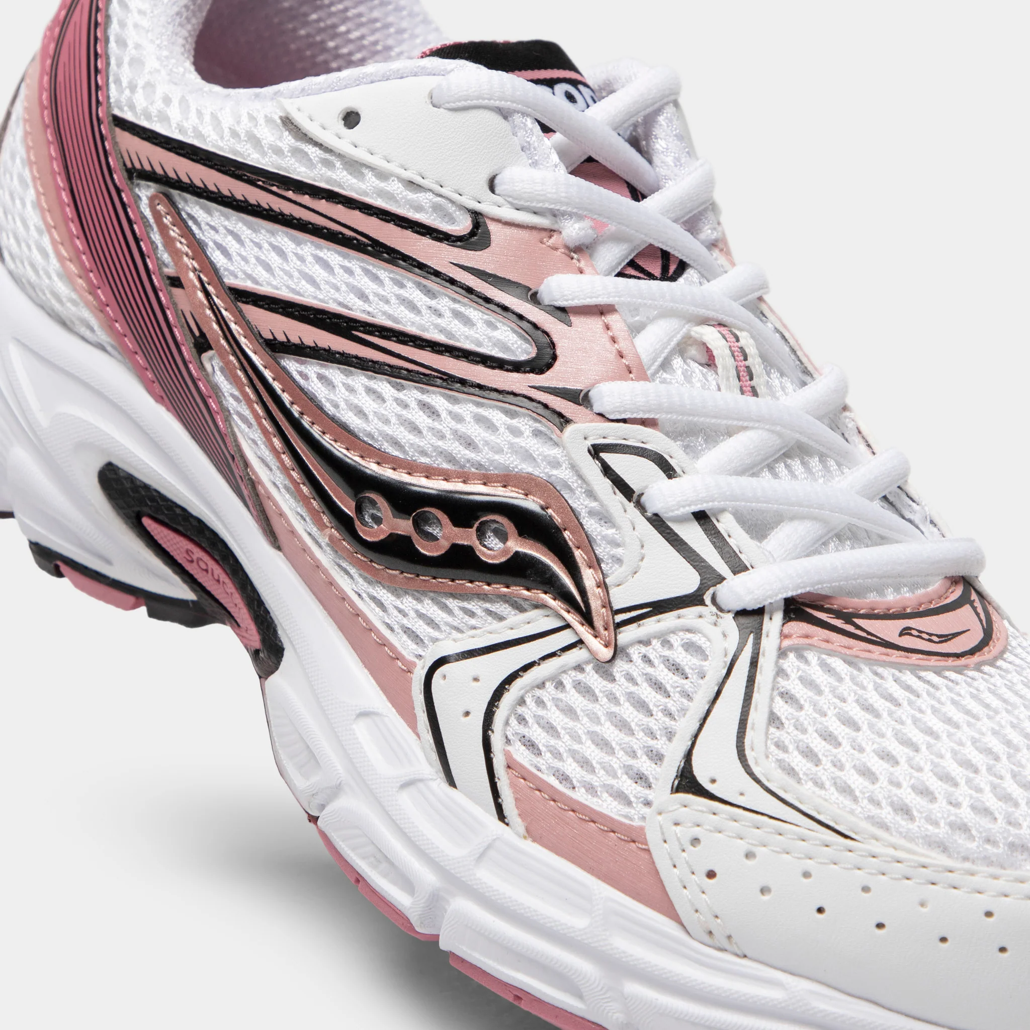 Saucony Women's Ride Millennium White / Rose - Image 3