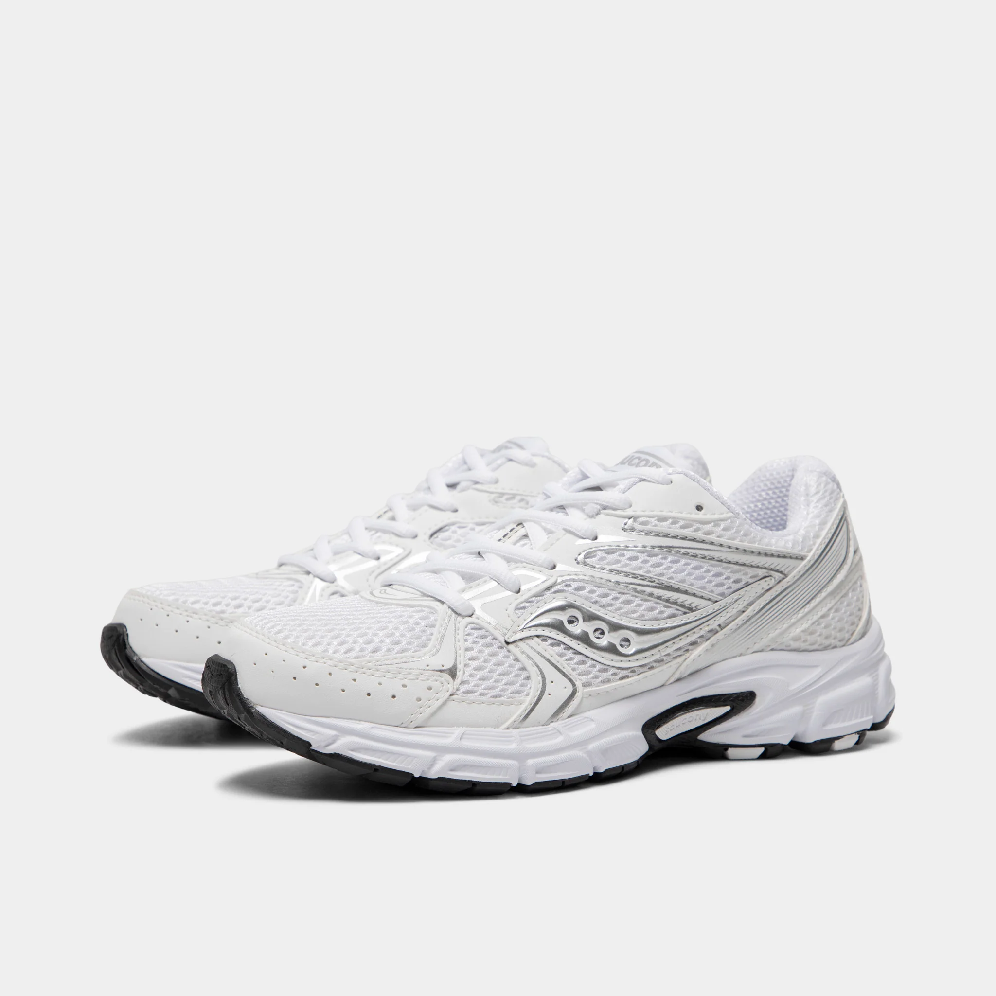 Saucony Women's Ride Millennium White / Silver - Image 2