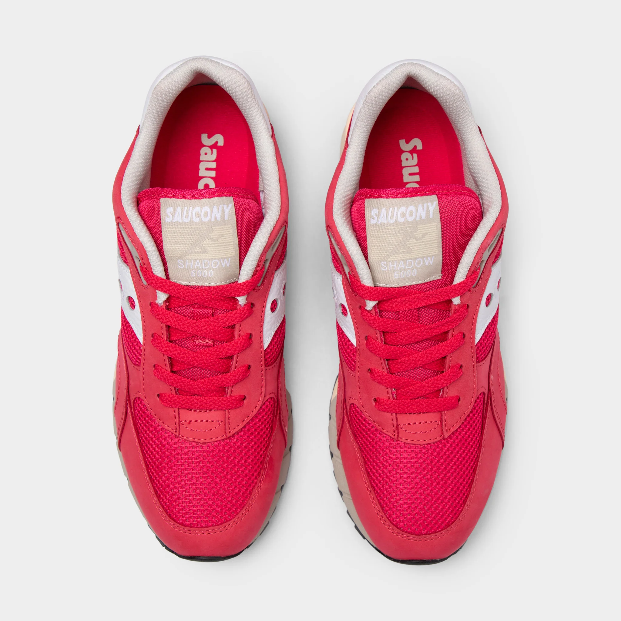 Saucony Shadow 6000 Premium Red / White - Image 5