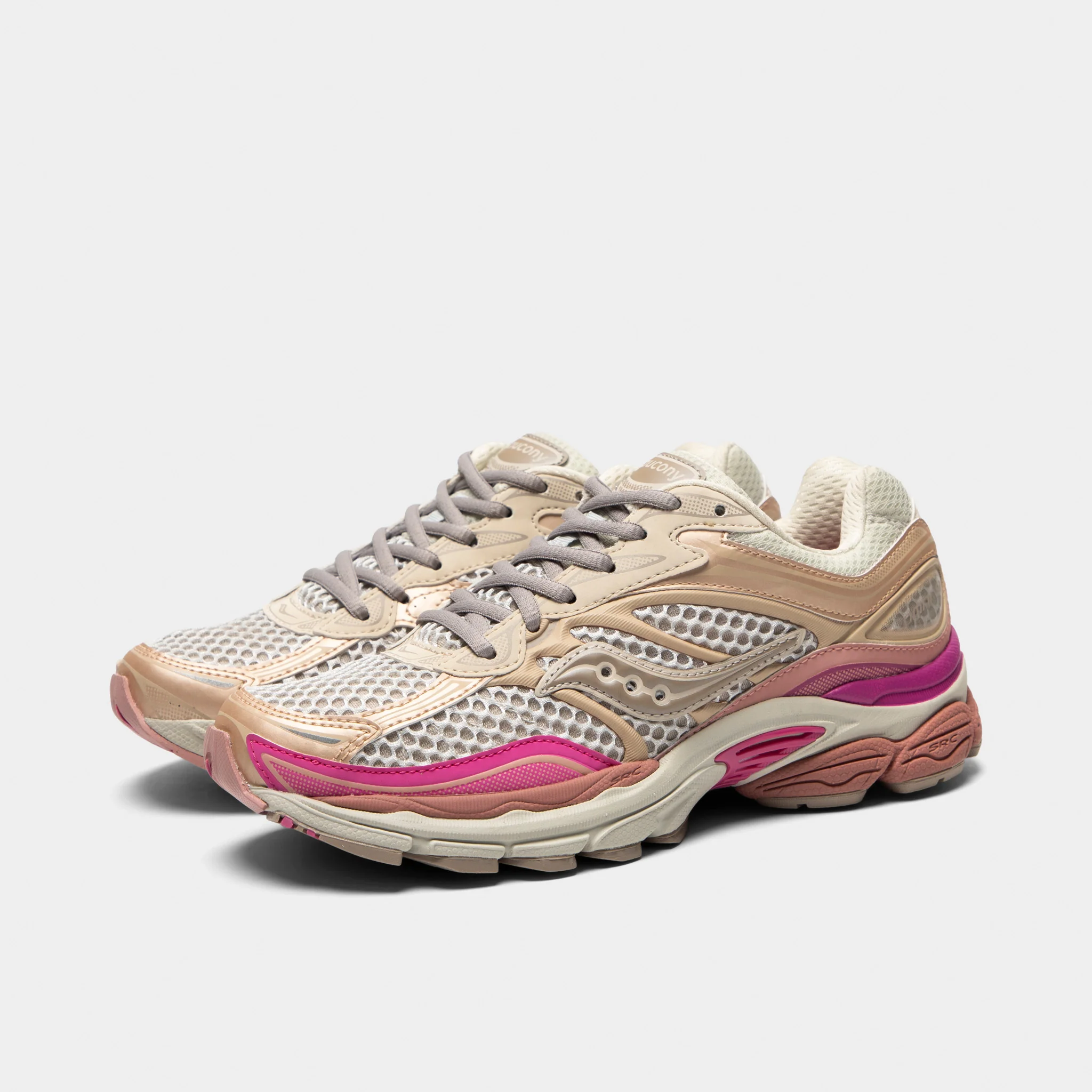 Saucony Women's Progrid Omni 9 Quartz / Fuschia - Image 2