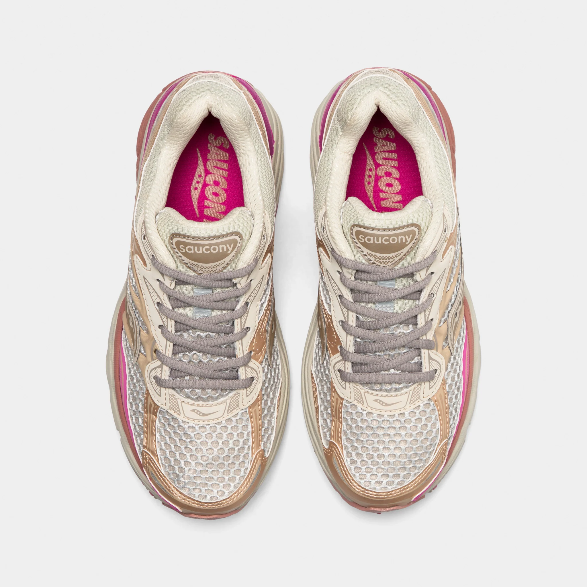 Saucony Women's Progrid Omni 9 Quartz / Fuschia - Image 5