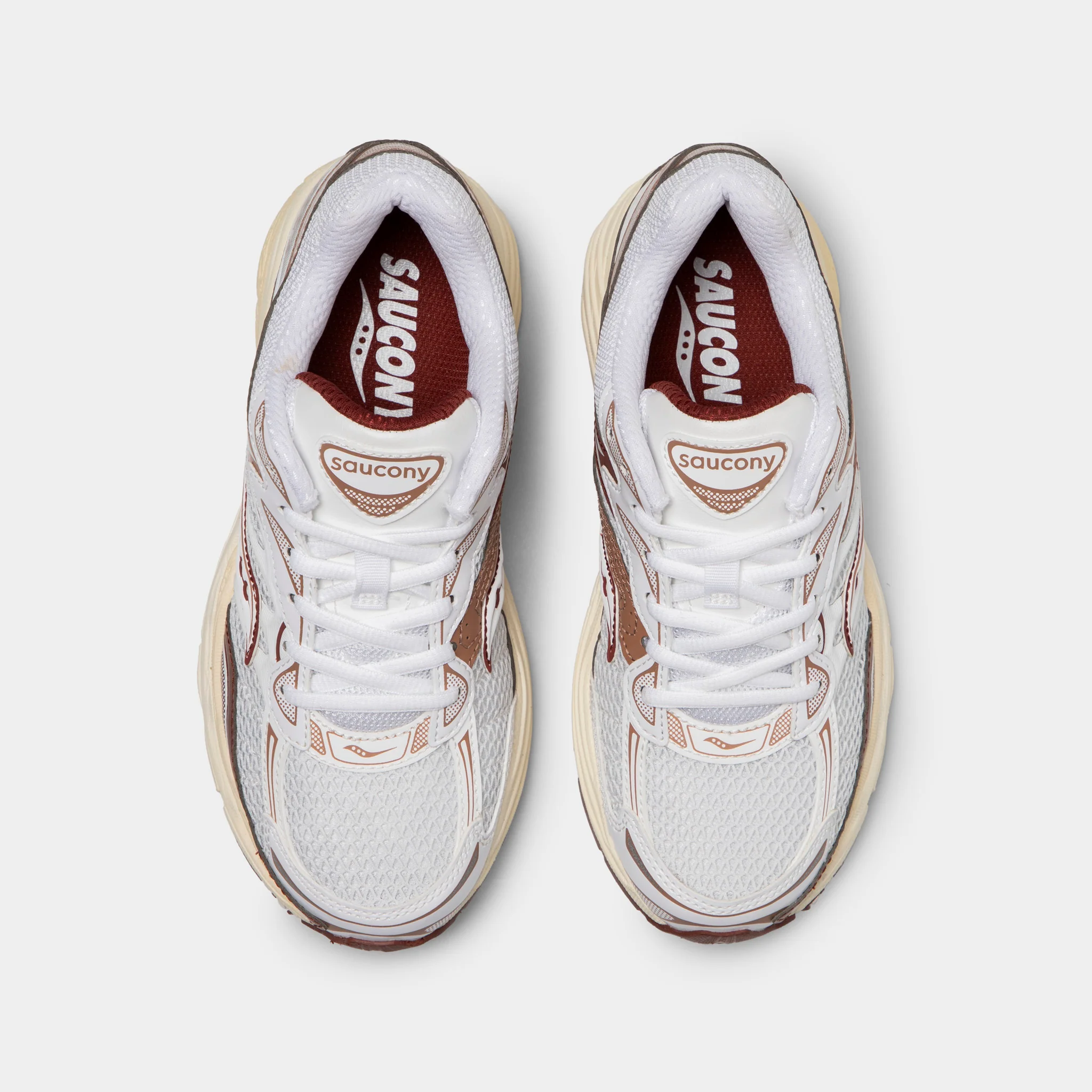 Saucony Women's Progrid Omni 9 White / Cinnamon - Image 5