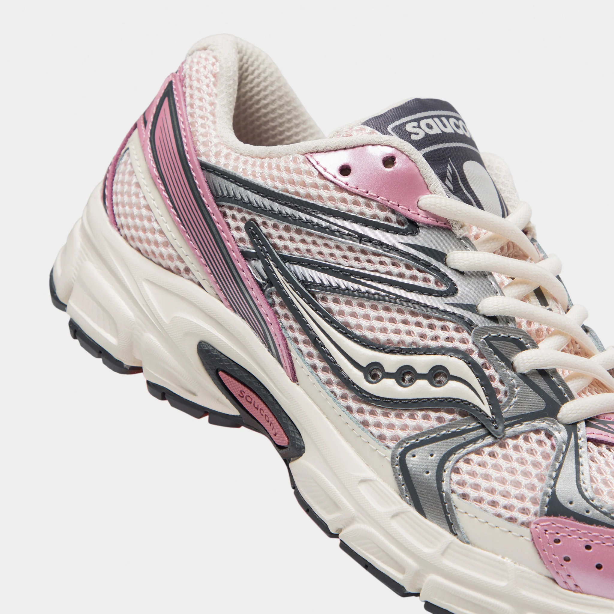 Saucony Women's Ride Millennium White / Lilac - Image 3