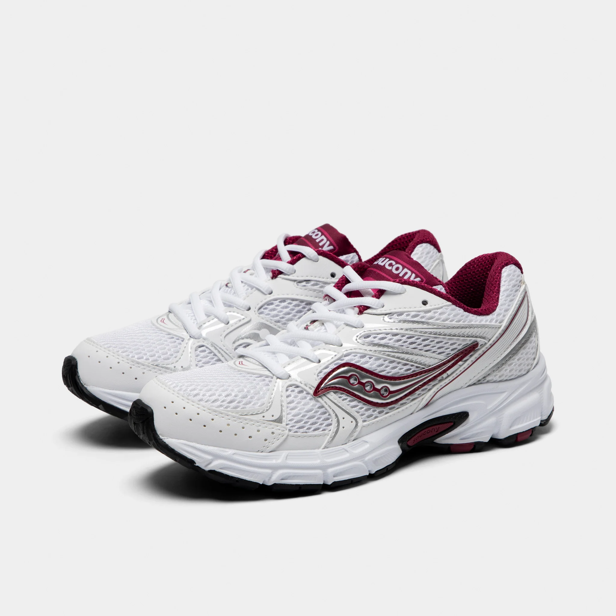 Saucony Women's Ride Millennium White / Beet - Image 2