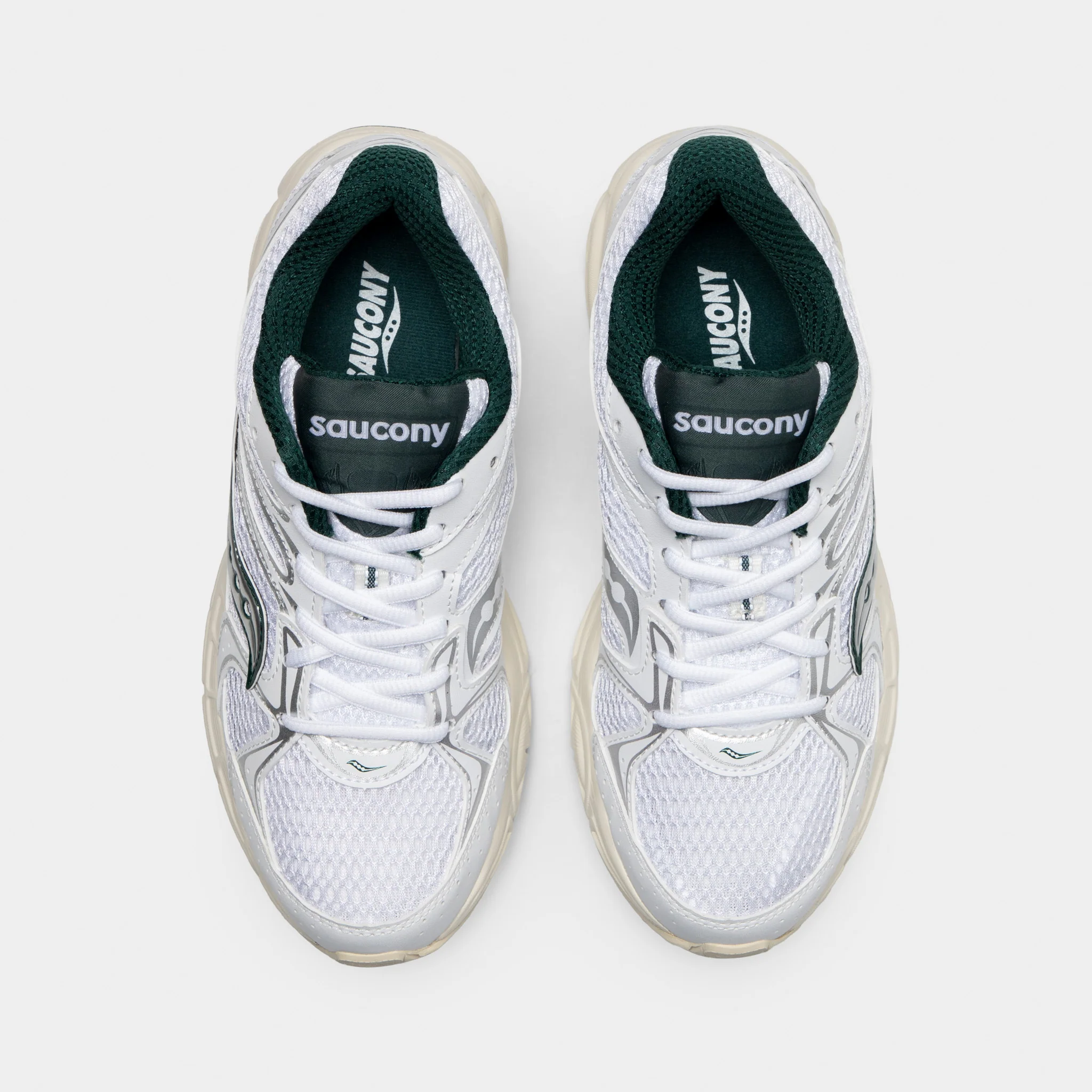 Saucony Women's Ride Millennium White / Pine - Image 5