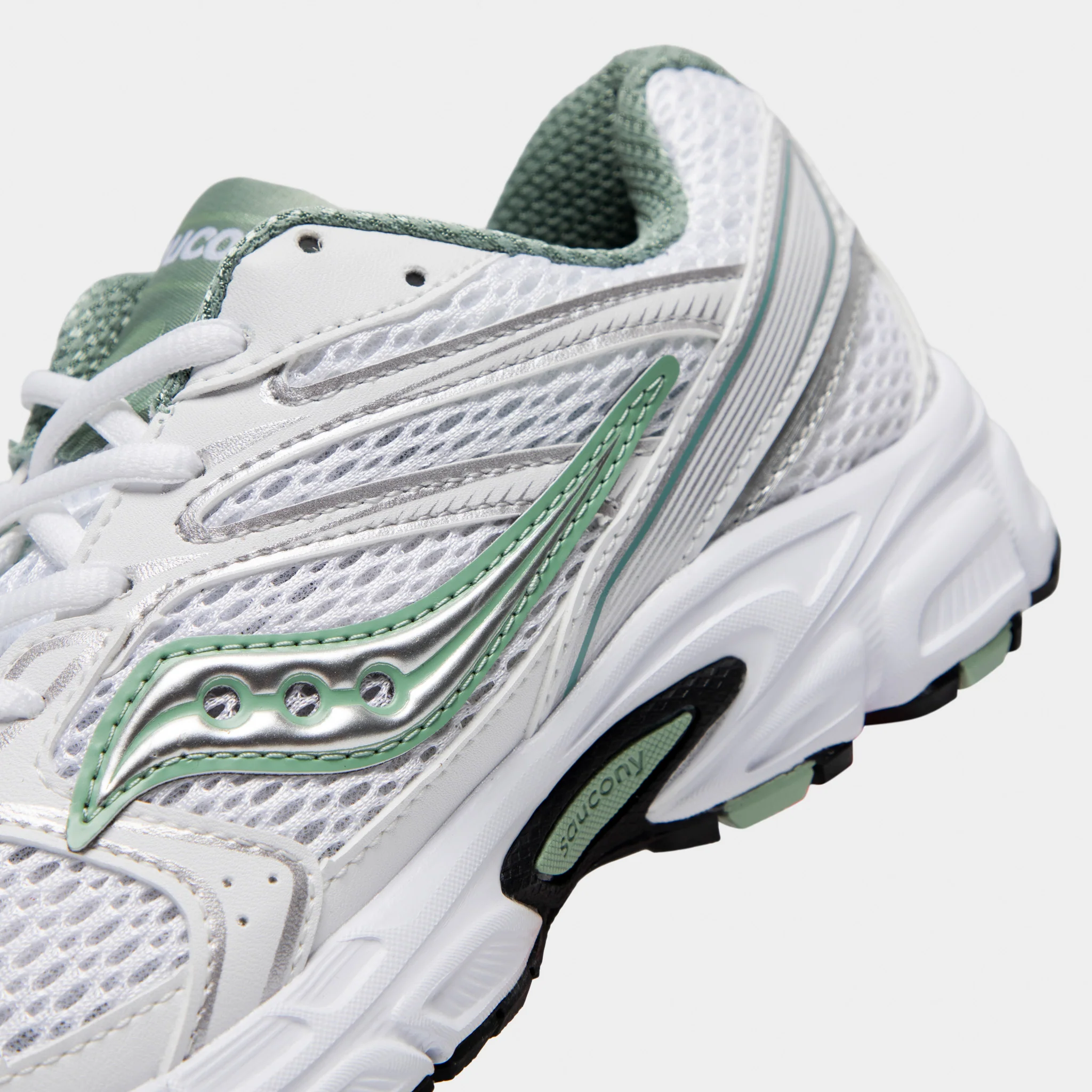 Saucony Women's Ride Millennium White / Sage - Image 3