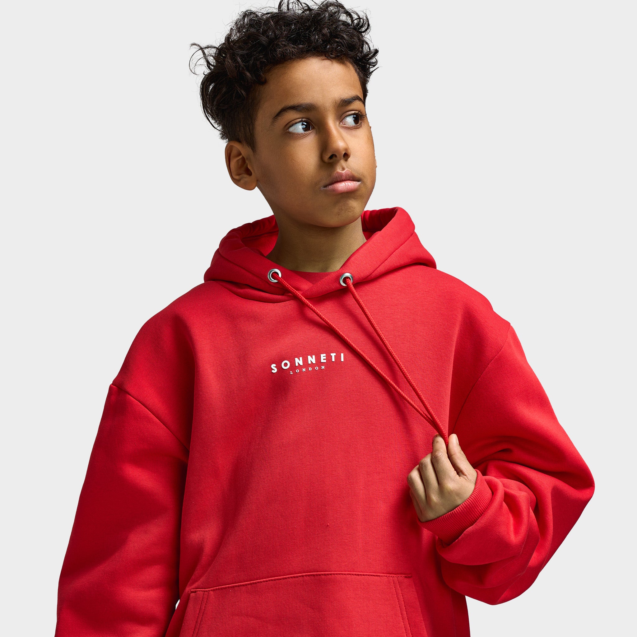 Sonneti Junior Boys' London Hoodie / Red - Image 3