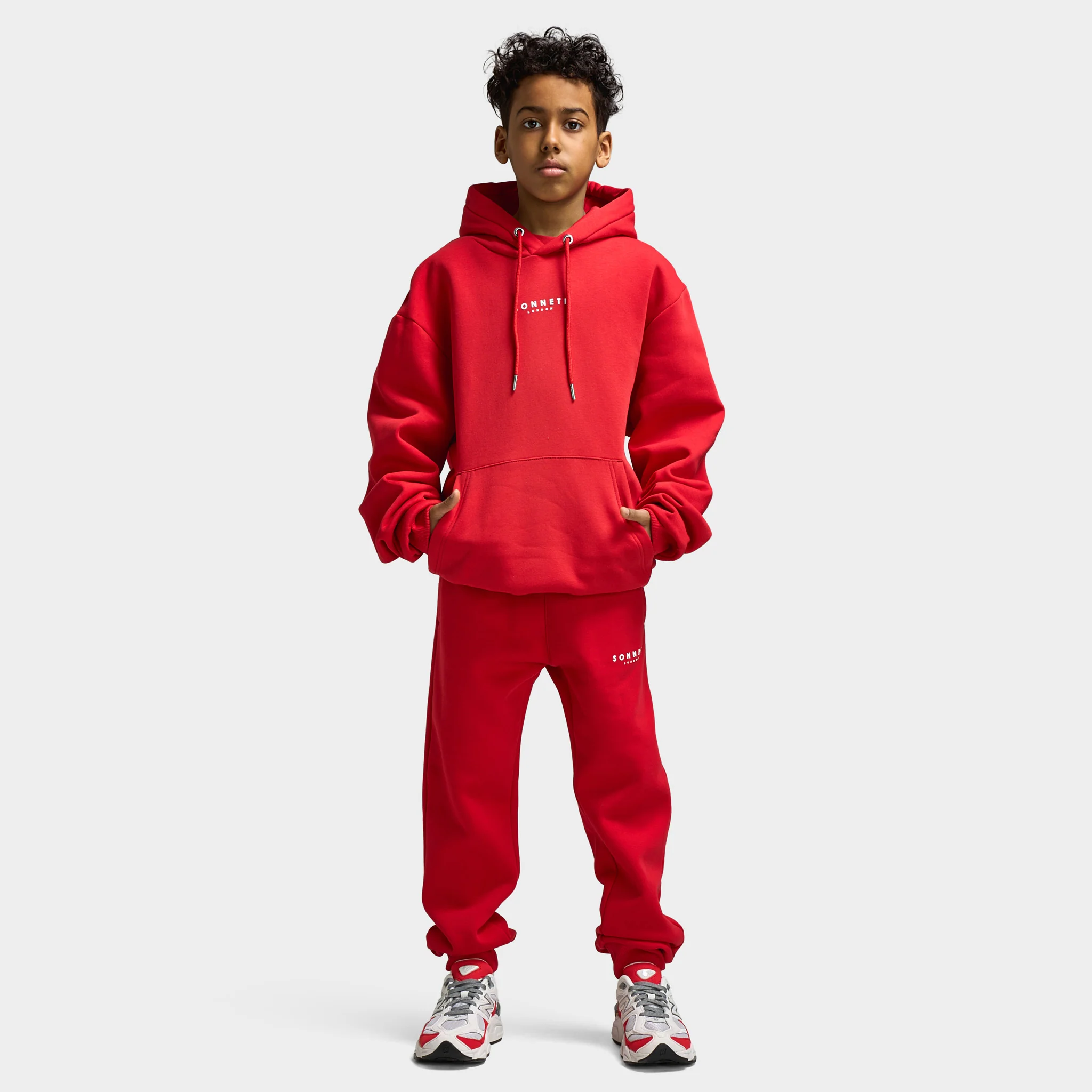 Sonneti Junior Boys' London Hoodie / Red - Image 5