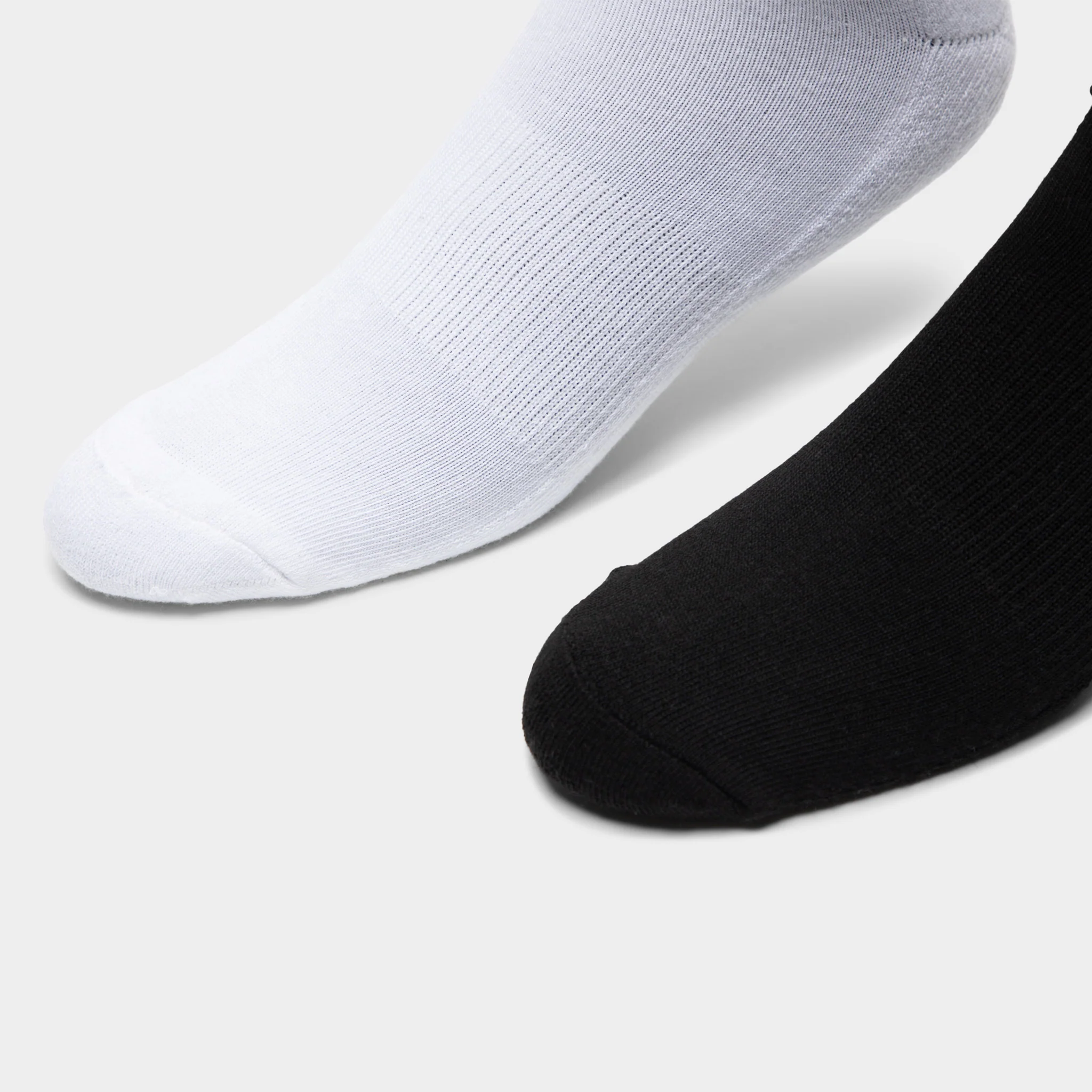 Sonneti Basic No-Show Socks 6-Pack White / Black - Image 3
