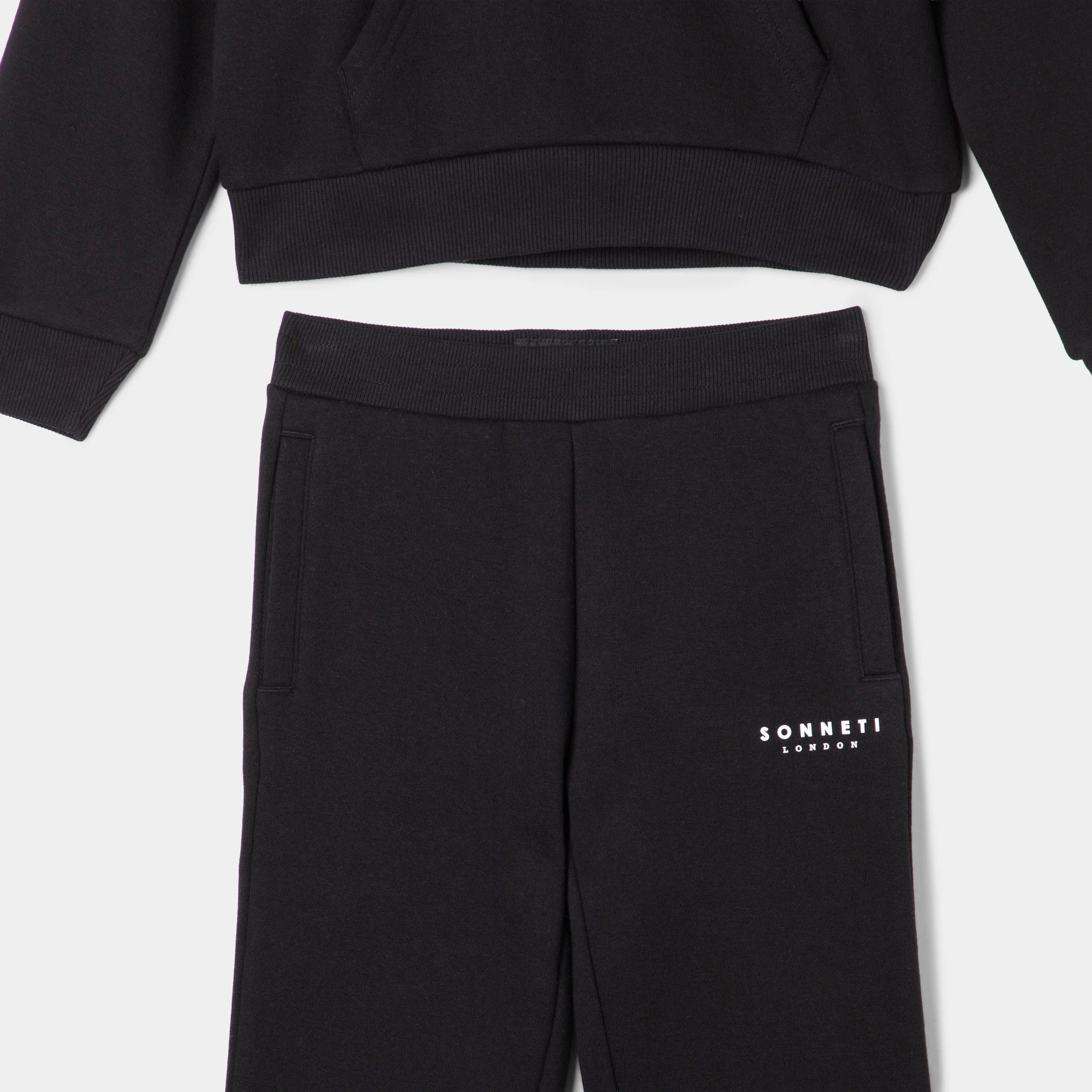 Sonneti Childrens' London Hoodie Set / Black - Image 6