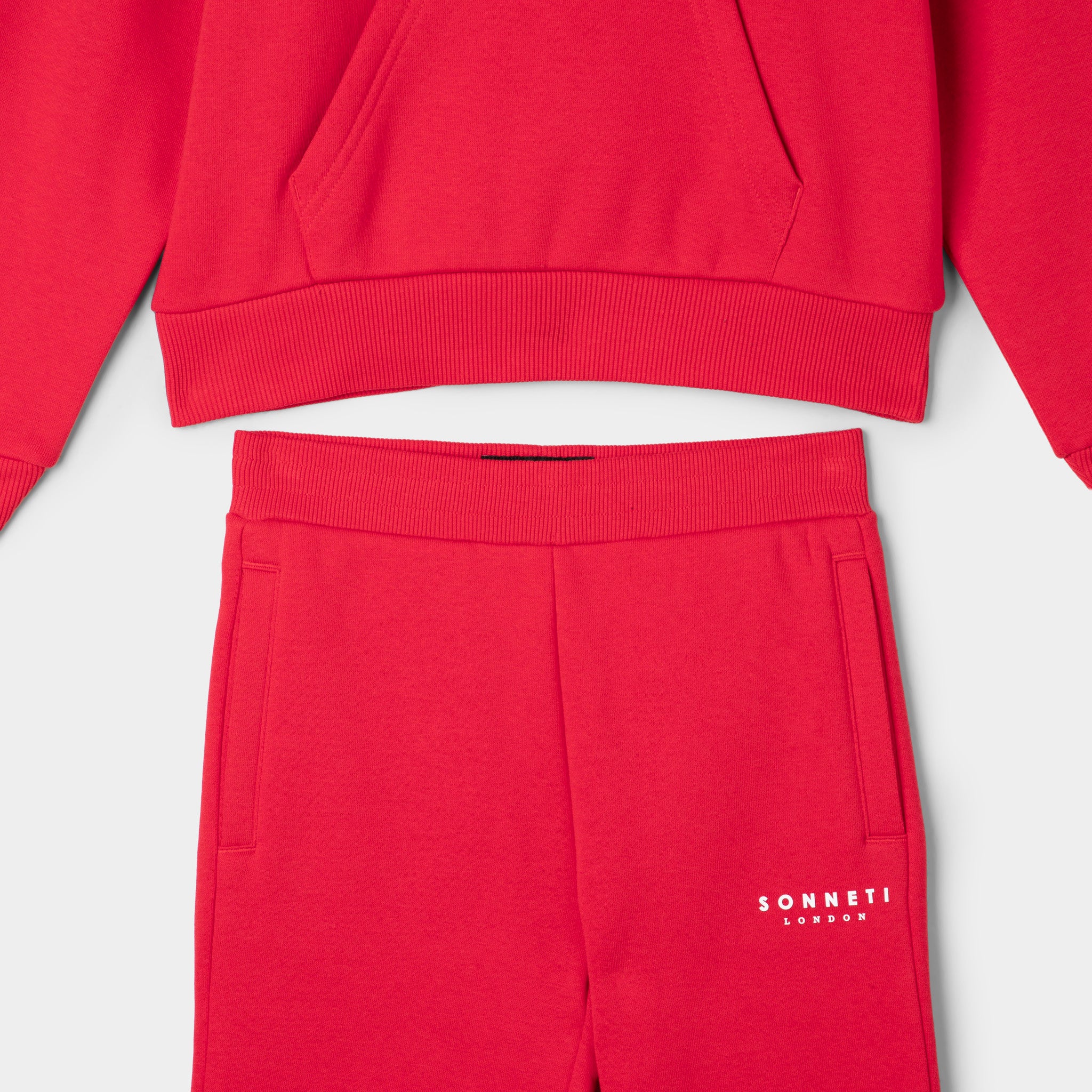 Sonneti Childrens' London Hoodie Set / Red - Image 5
